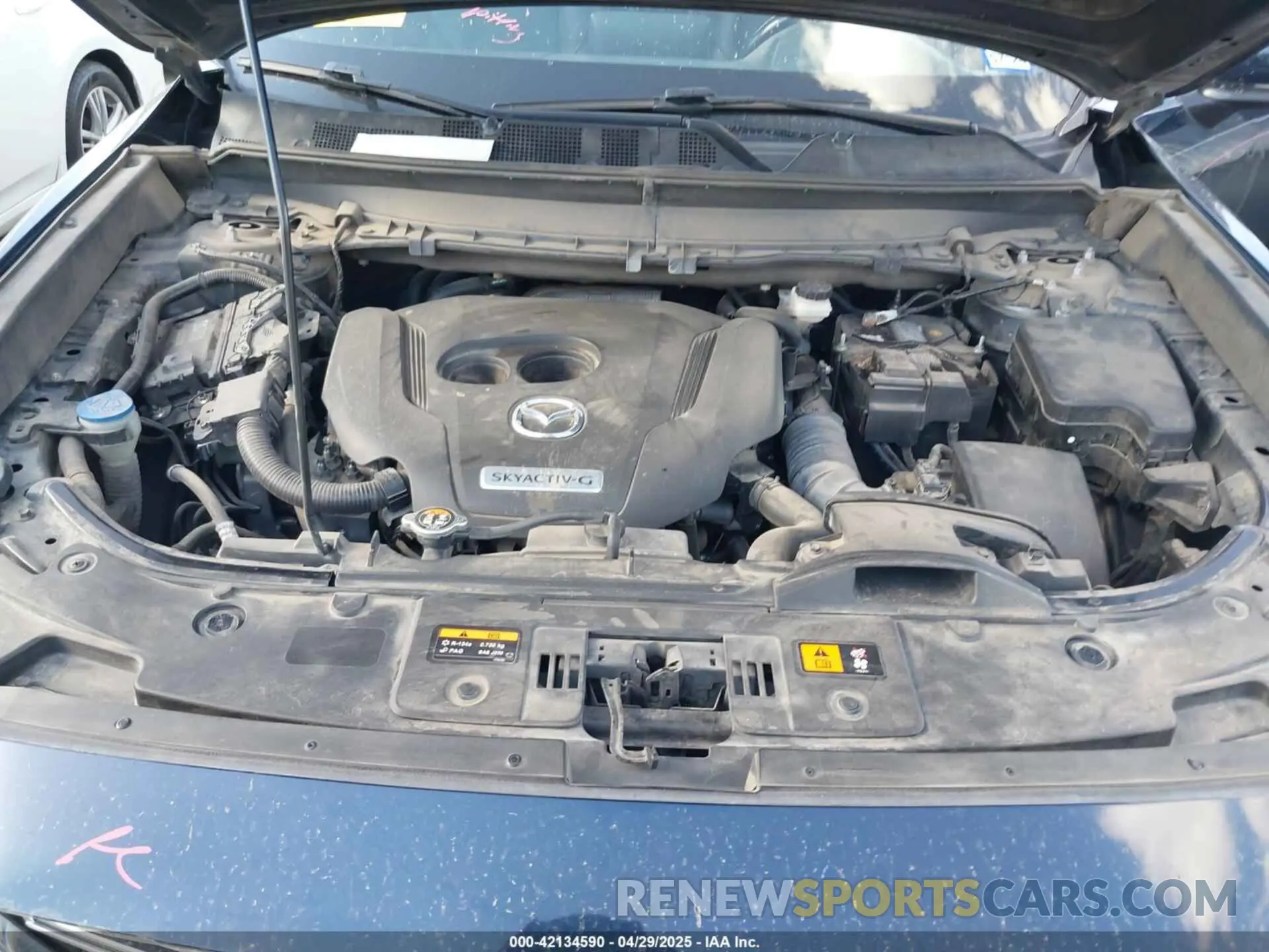 10 fotografías del automóvil dañado JM3TCBDY8L0423632 MAZDA CX-9 2020