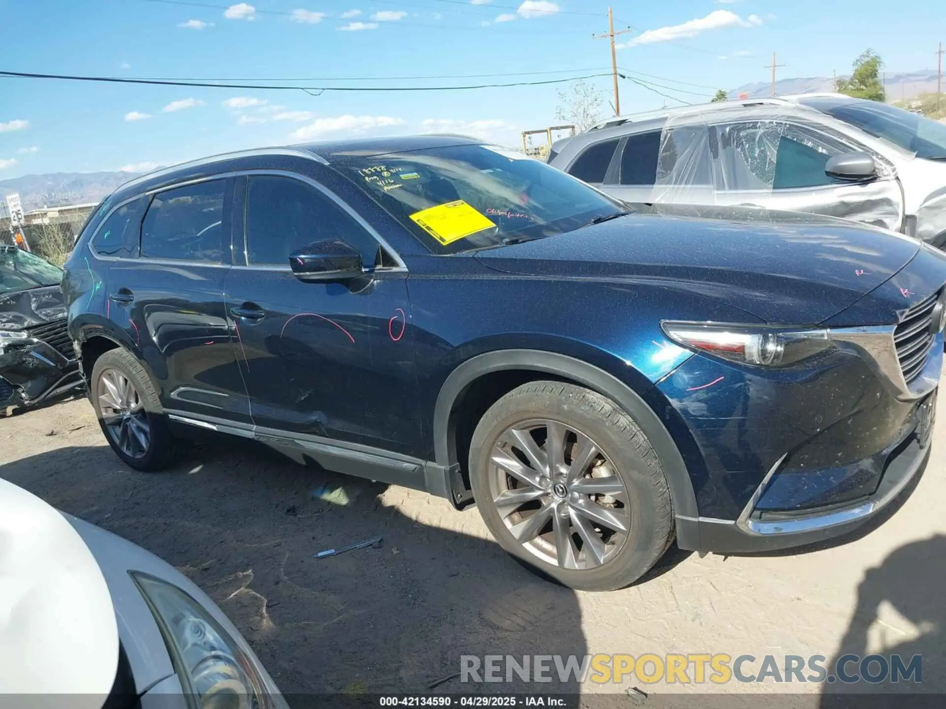 13 fotografías del automóvil dañado JM3TCBDY8L0423632 MAZDA CX-9 2020