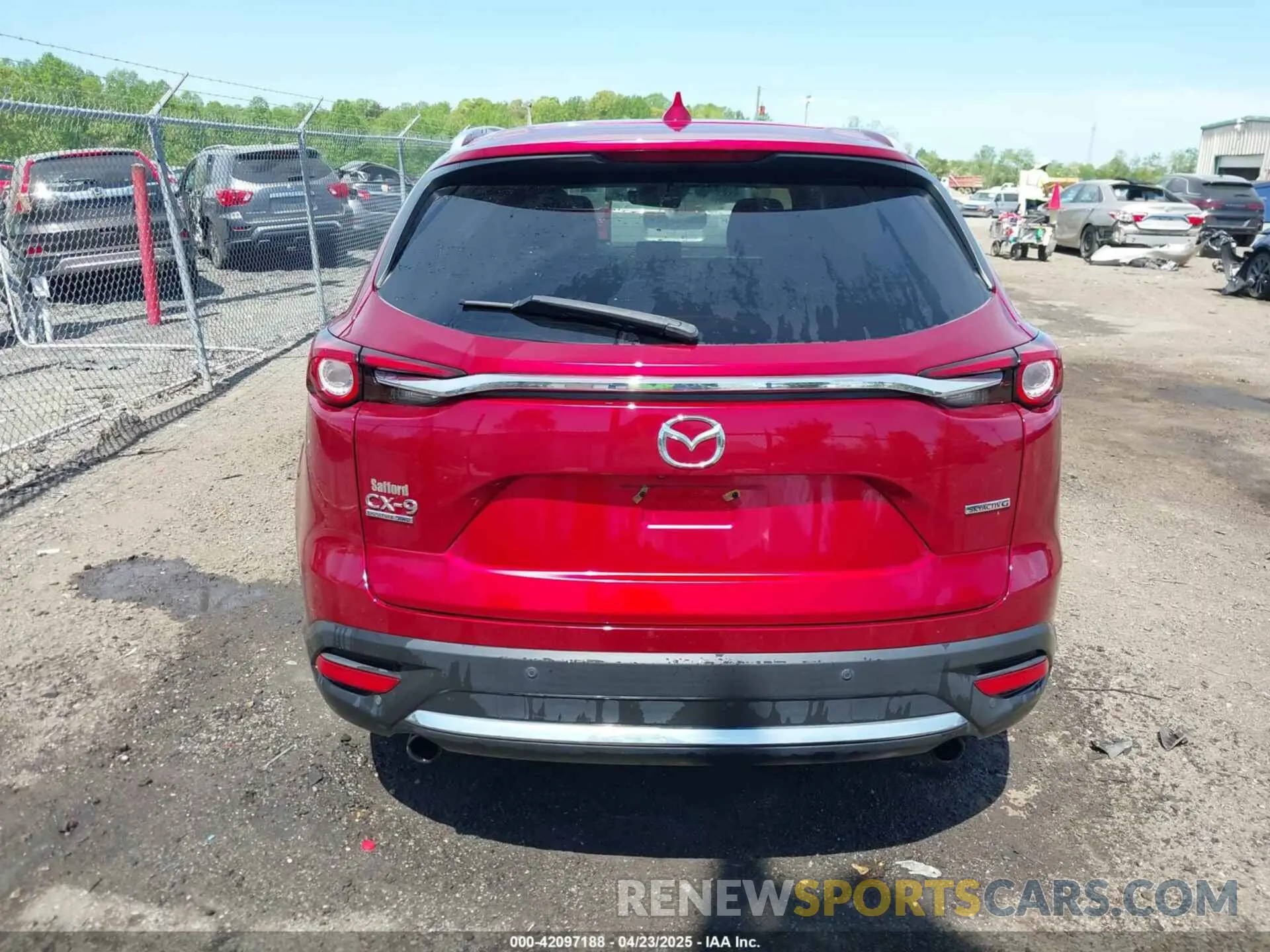 16 fotografías del automóvil dañado JM3TCBEY4L0413789 MAZDA CX-9 2020