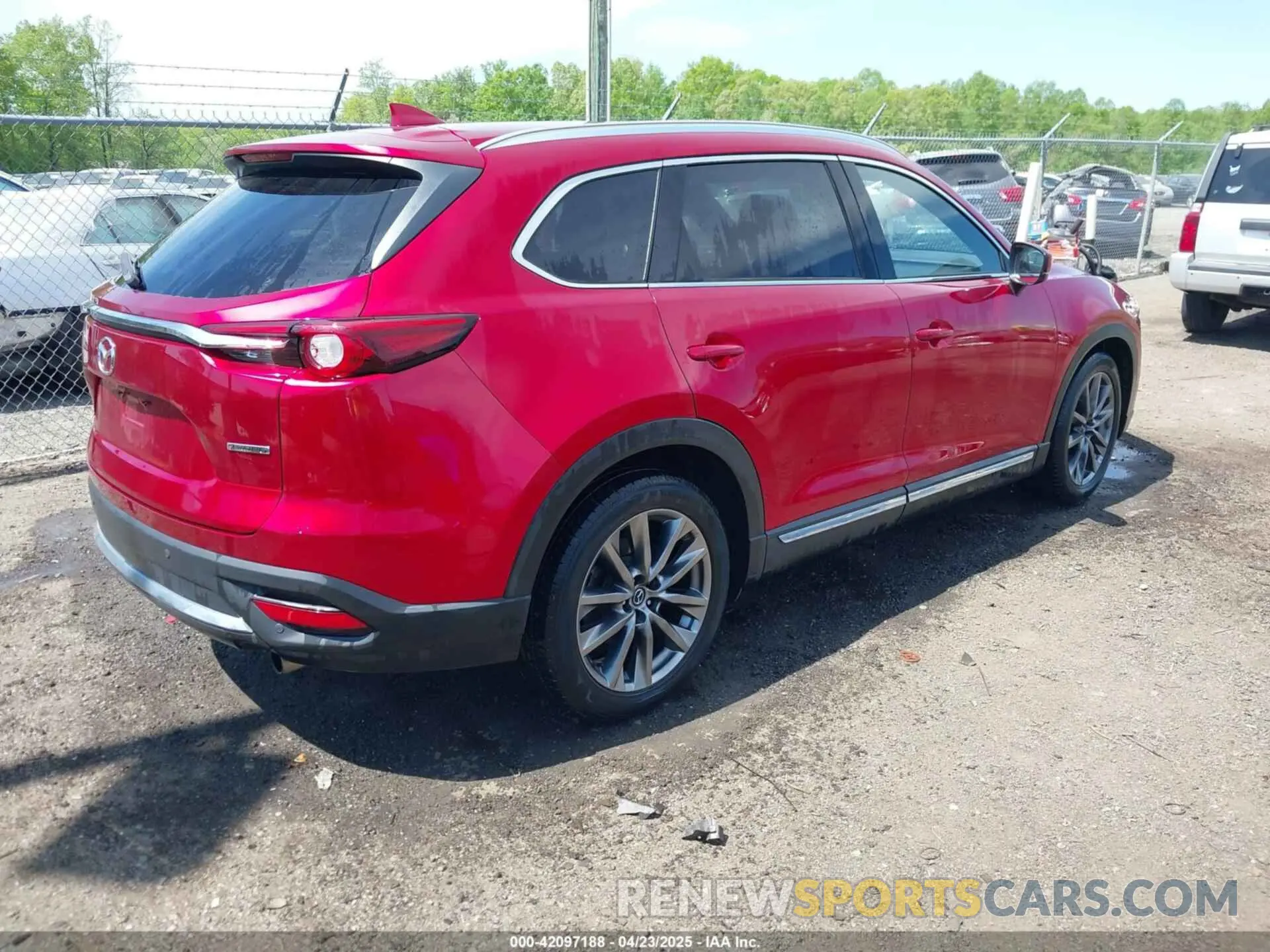 4 fotografías del automóvil dañado JM3TCBEY4L0413789 MAZDA CX-9 2020