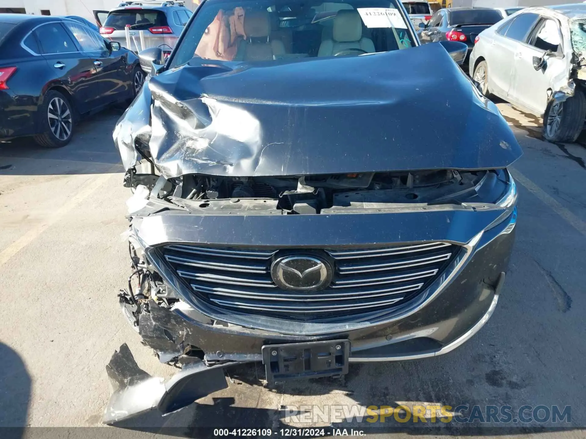 11 fotografías del automóvil dañado JM3TCBEYXL0410265 MAZDA CX-9 2020