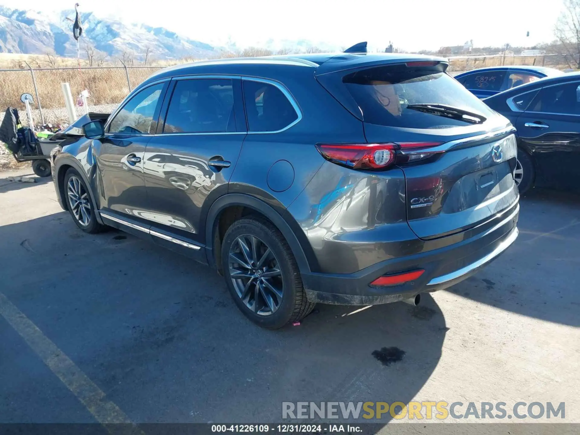 3 fotografías del automóvil dañado JM3TCBEYXL0410265 MAZDA CX-9 2020