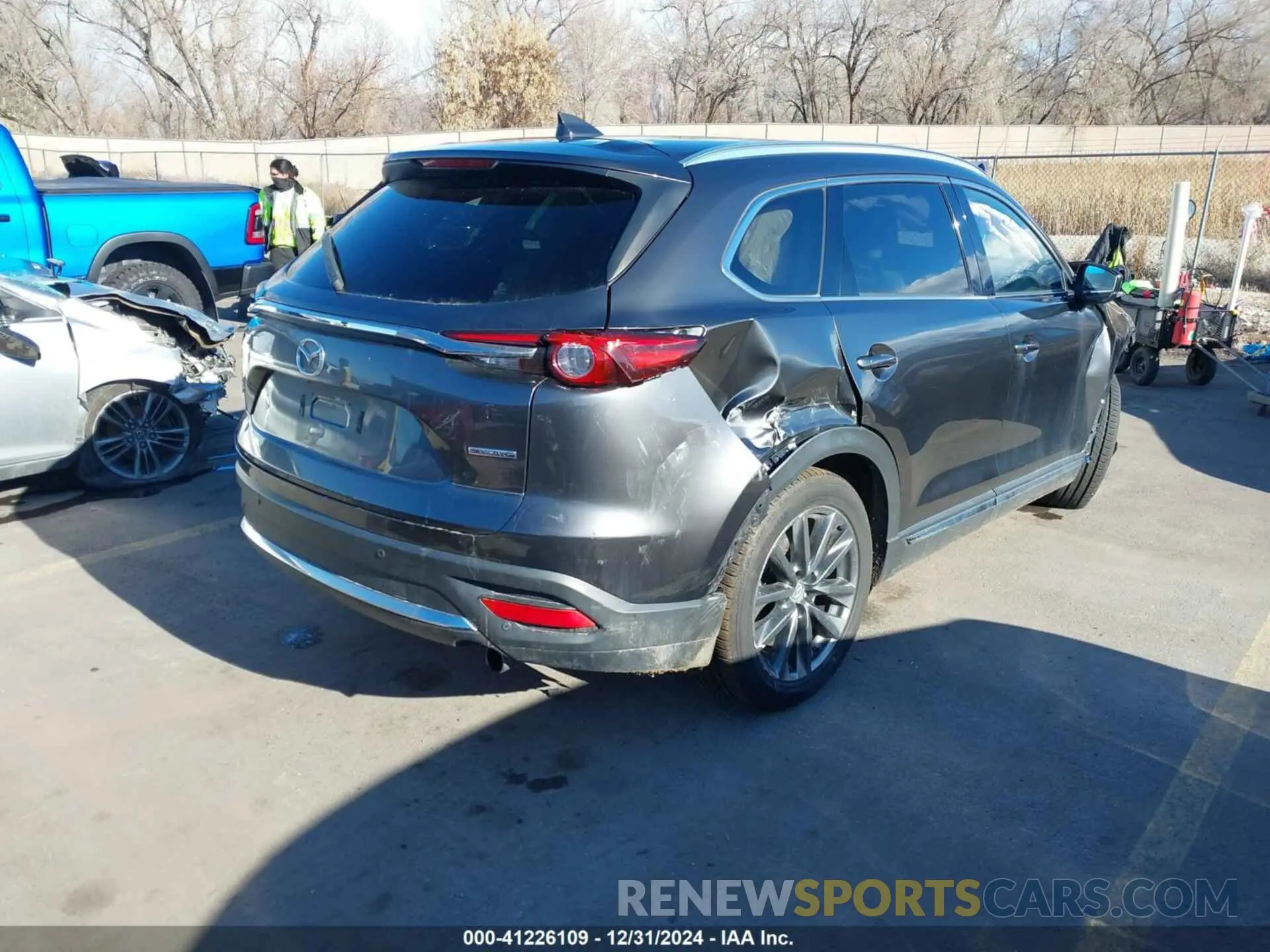 4 fotografías del automóvil dañado JM3TCBEYXL0410265 MAZDA CX-9 2020