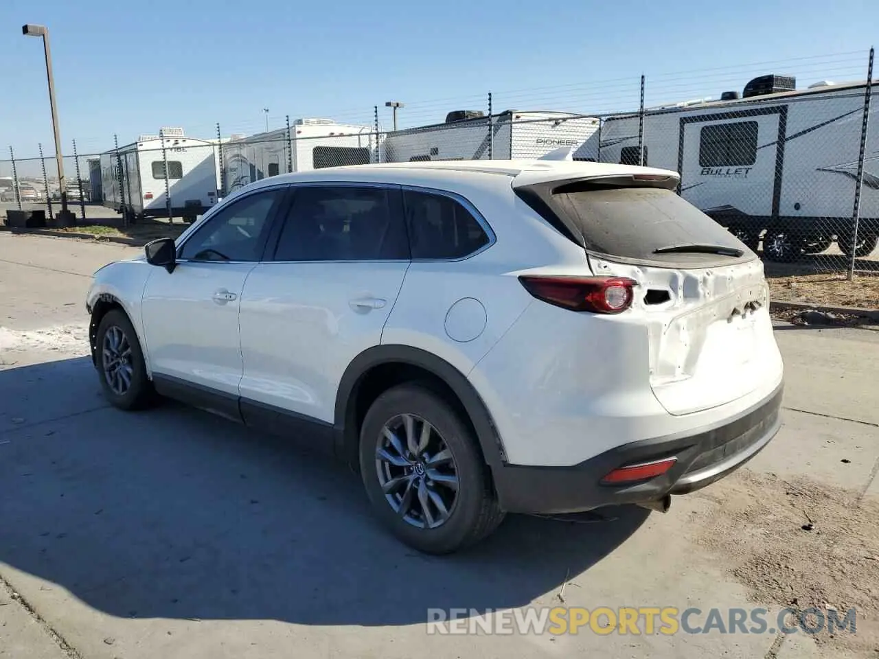 2 fotografías del automóvil dañado JM3TCACY0M0501155 MAZDA CX-9 2021
