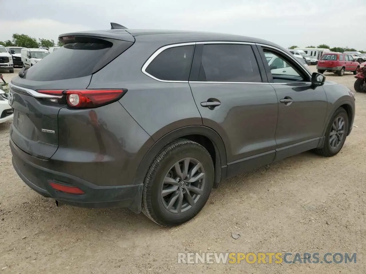 3 fotografías del automóvil dañado JM3TCACY1M0502783 MAZDA CX-9 2021