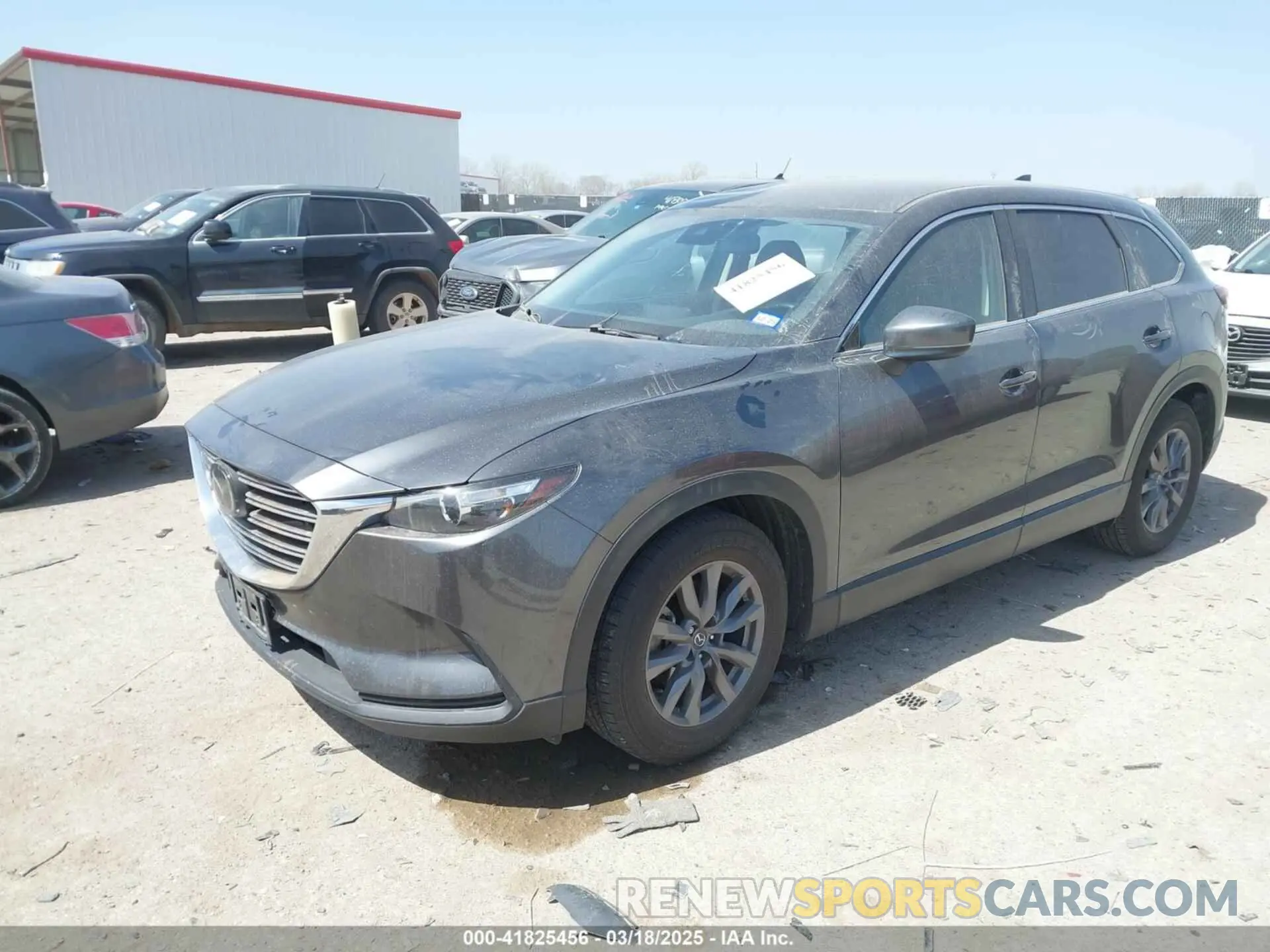 2 fotografías del automóvil dañado JM3TCACY2M0502016 MAZDA CX-9 2021