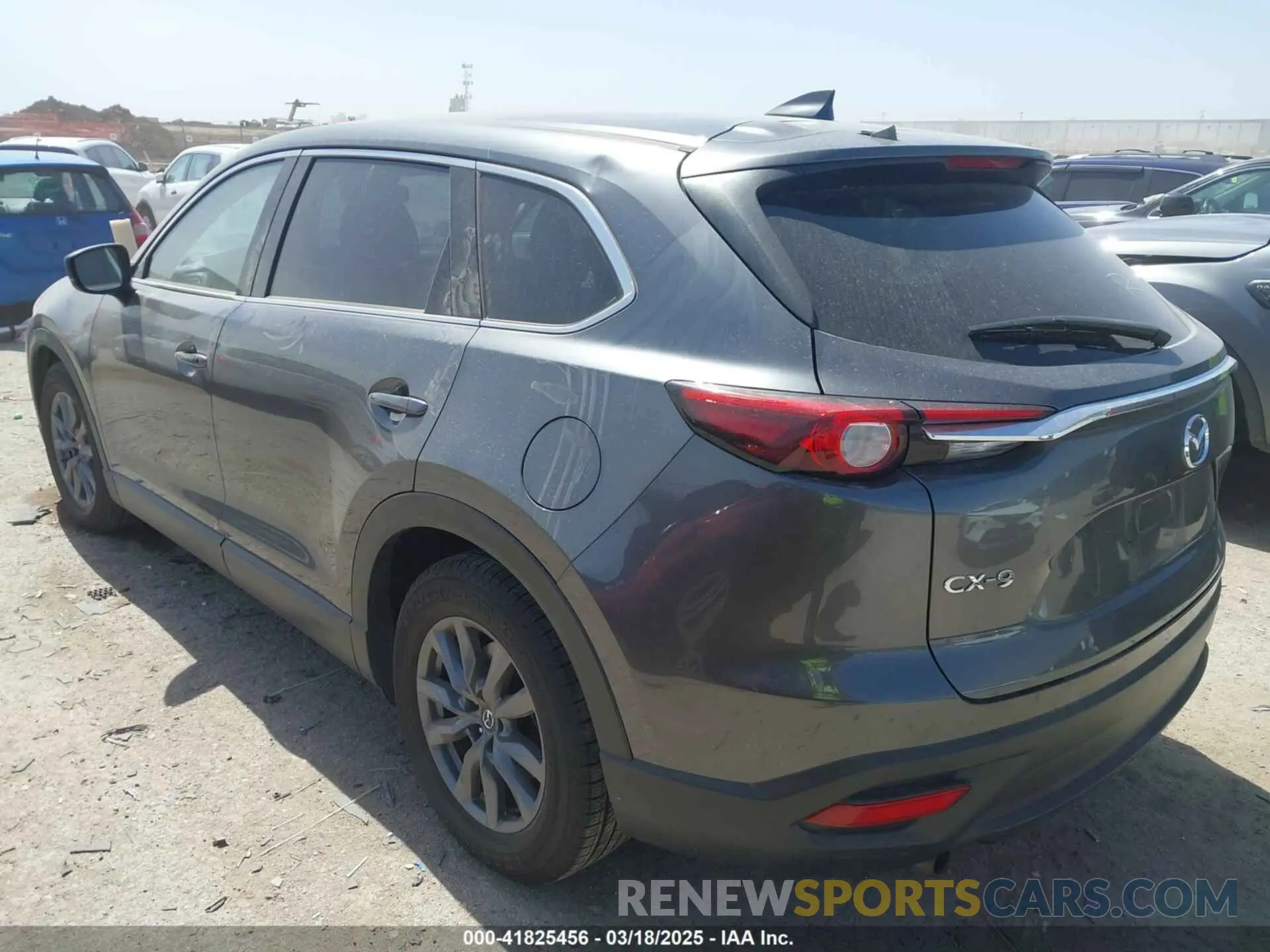 3 fotografías del automóvil dañado JM3TCACY2M0502016 MAZDA CX-9 2021
