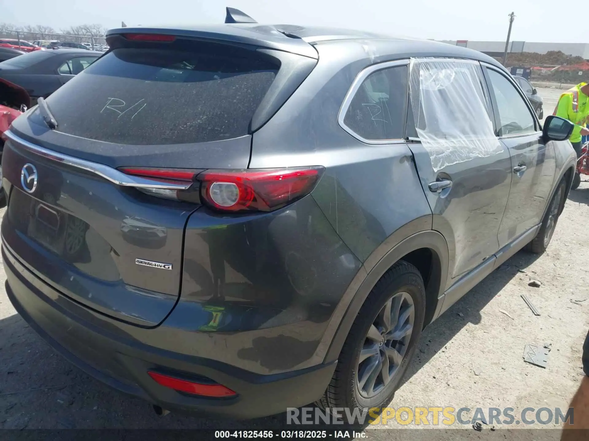 4 fotografías del automóvil dañado JM3TCACY2M0502016 MAZDA CX-9 2021