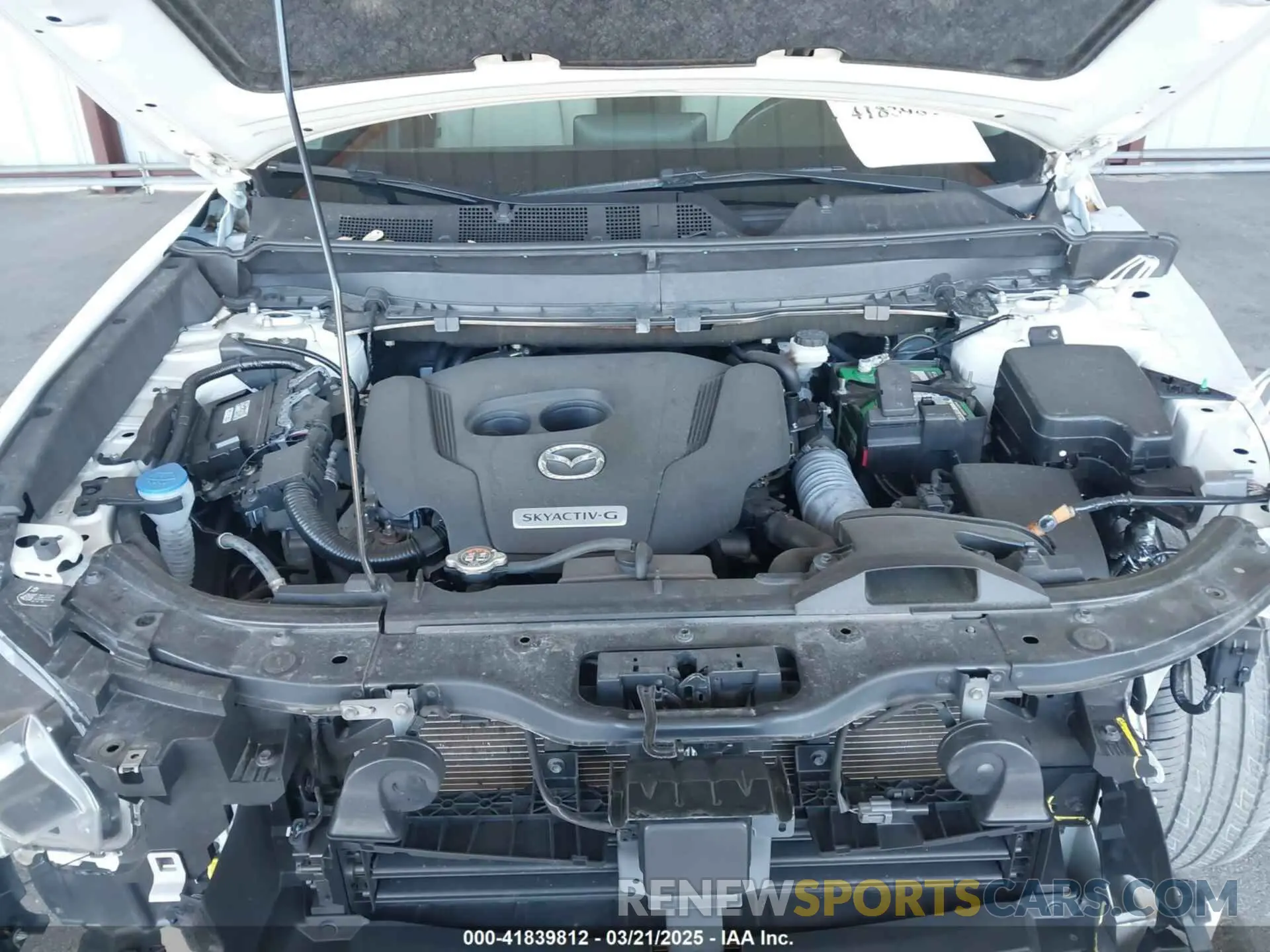 10 fotografías del automóvil dañado JM3TCACY2M0507782 MAZDA CX-9 2021