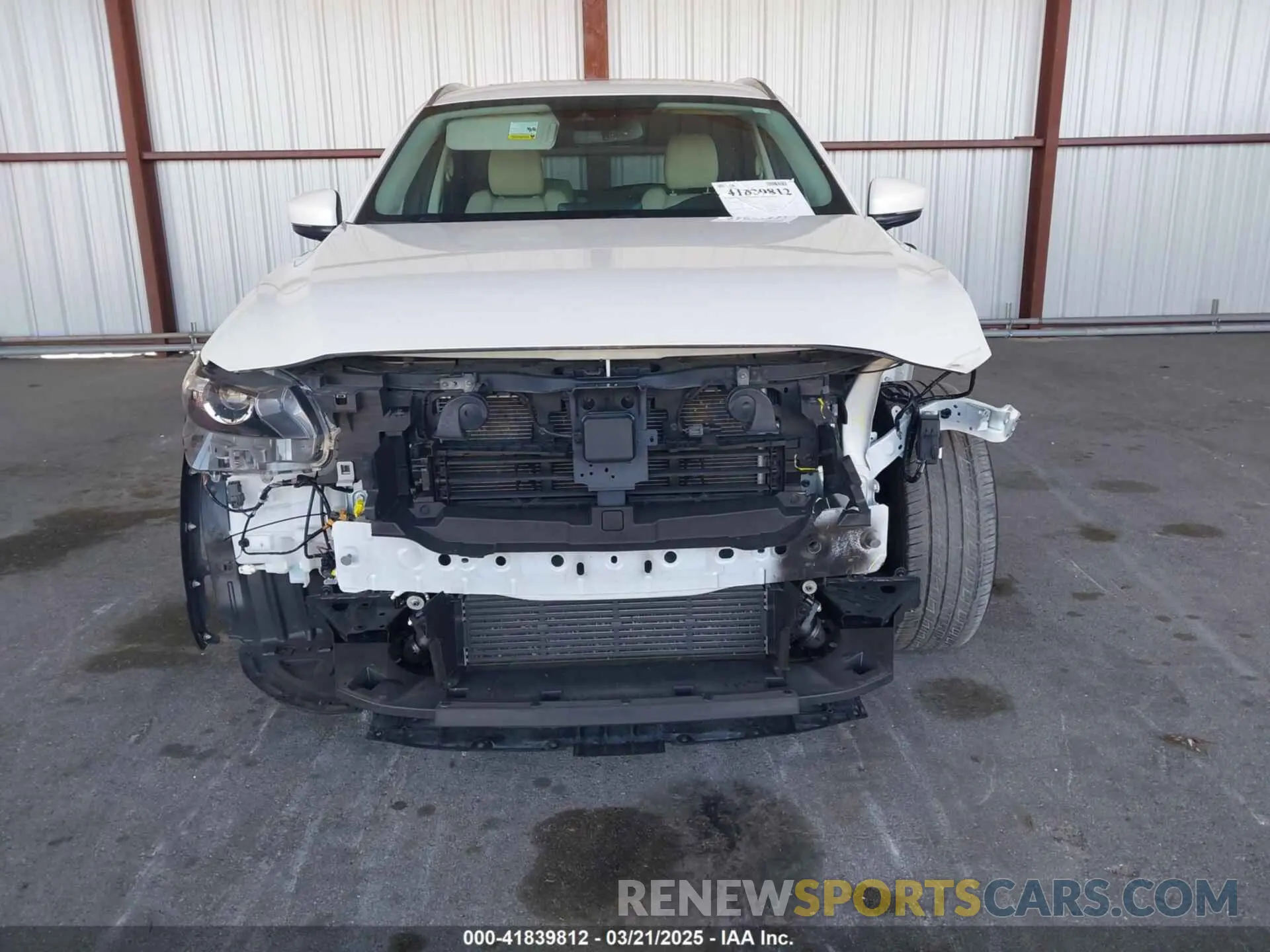 12 fotografías del automóvil dañado JM3TCACY2M0507782 MAZDA CX-9 2021