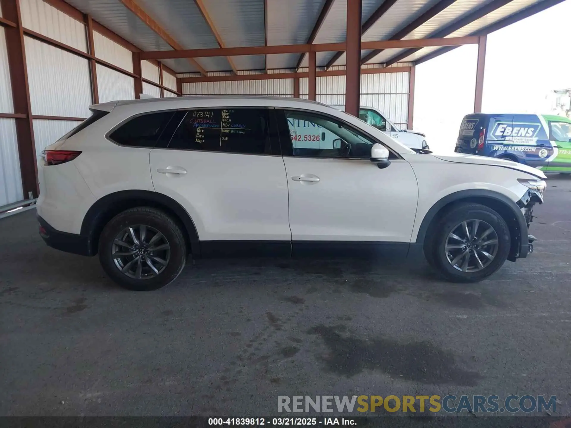13 fotografías del automóvil dañado JM3TCACY2M0507782 MAZDA CX-9 2021