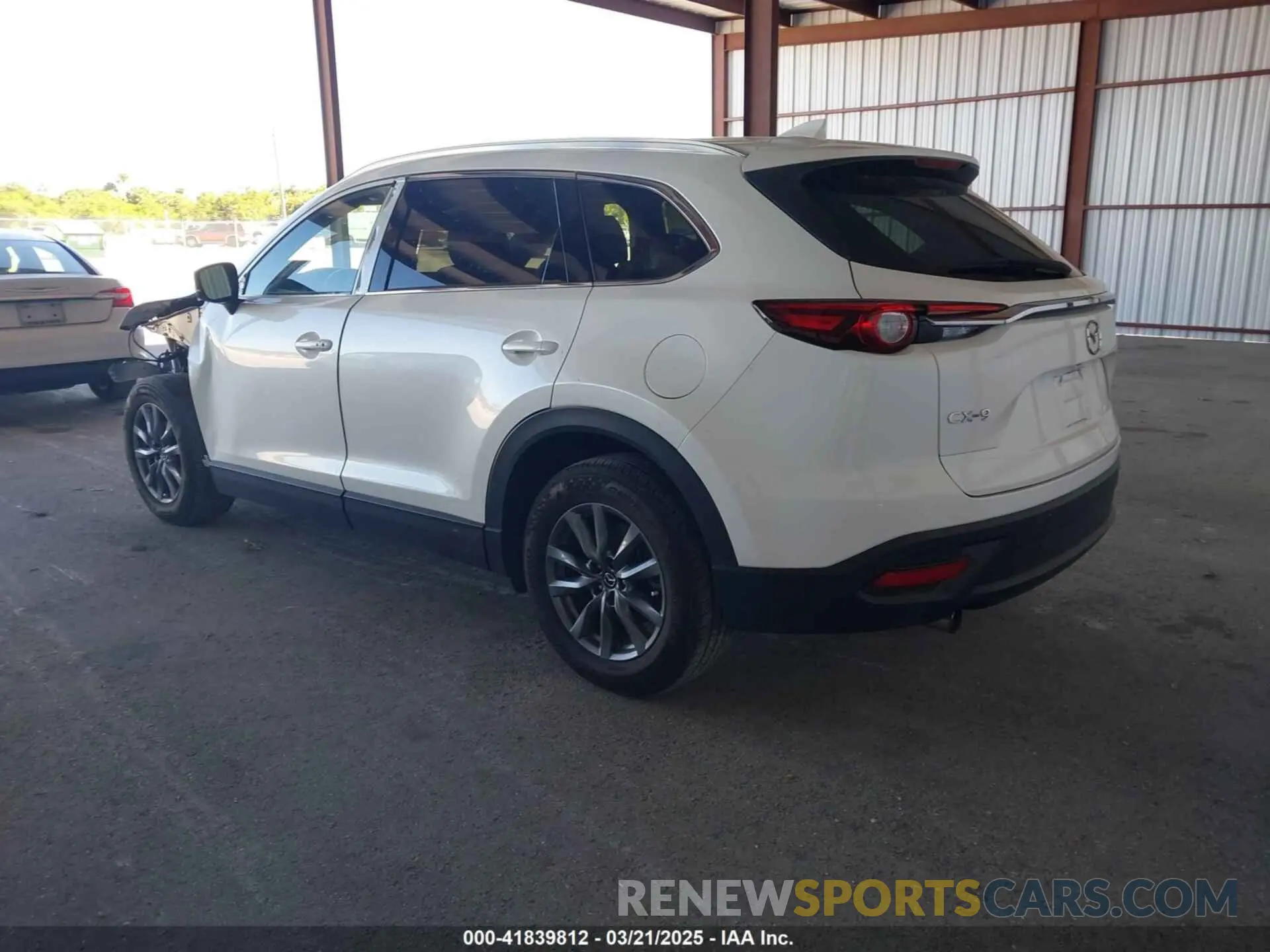 3 fotografías del automóvil dañado JM3TCACY2M0507782 MAZDA CX-9 2021