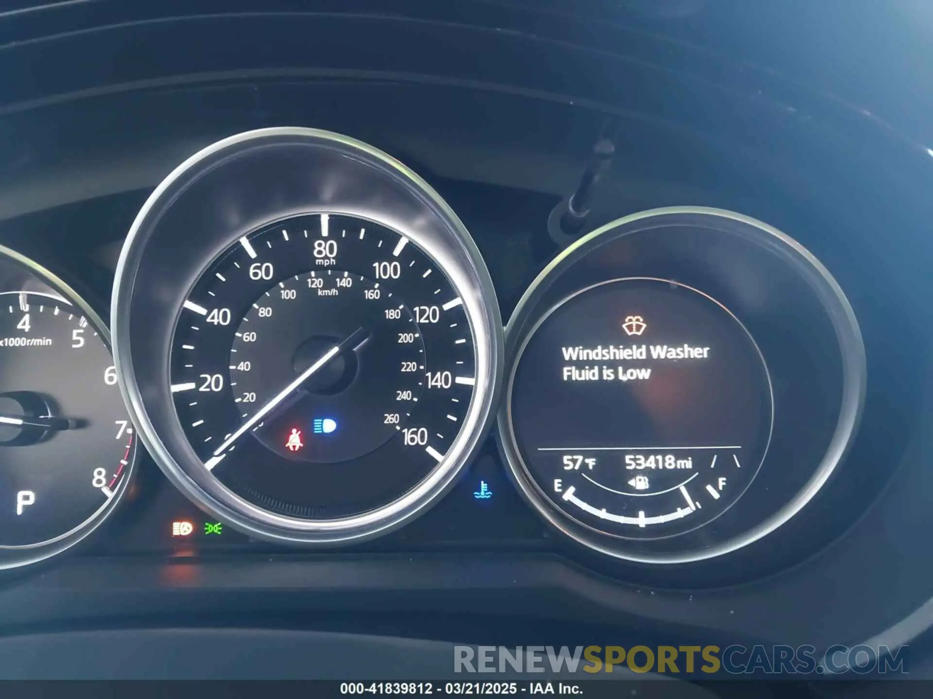 7 fotografías del automóvil dañado JM3TCACY2M0507782 MAZDA CX-9 2021