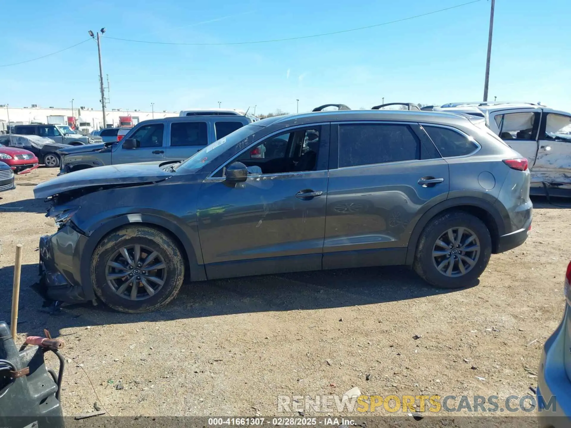 14 fotografías del automóvil dañado JM3TCACY4M0509579 MAZDA CX-9 2021