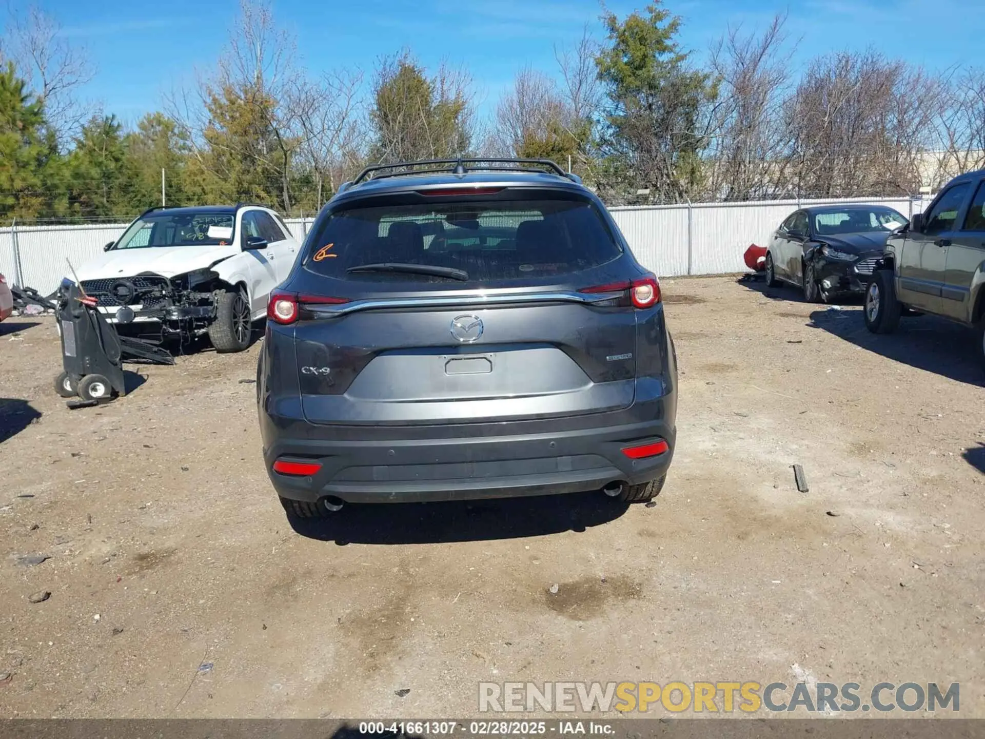 16 fotografías del automóvil dañado JM3TCACY4M0509579 MAZDA CX-9 2021