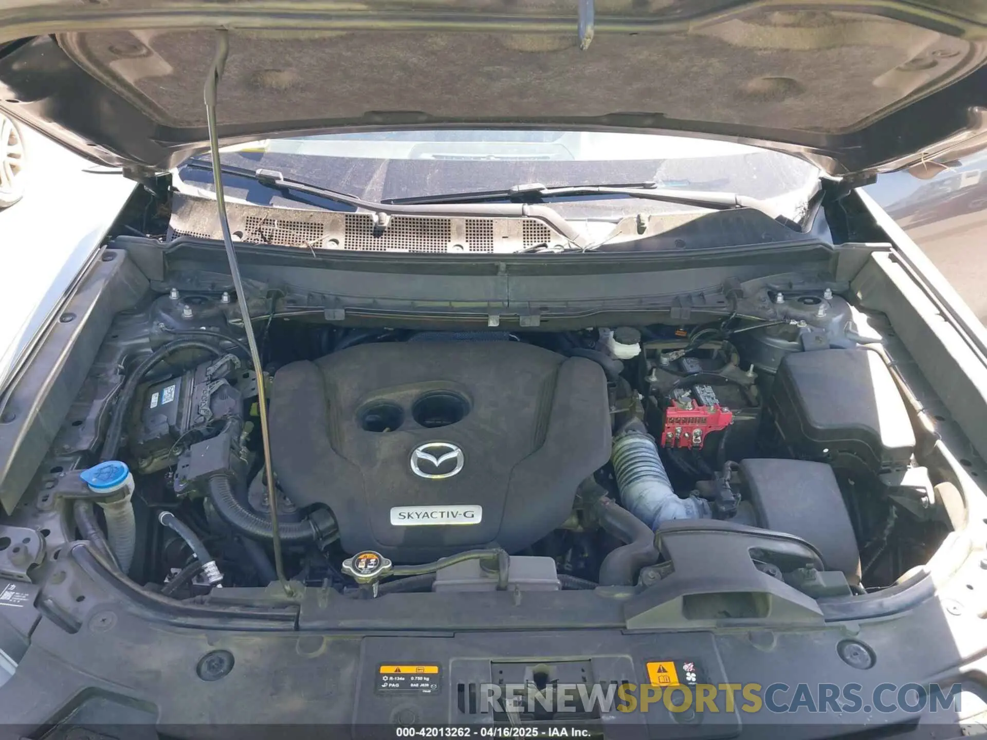 10 fotografías del automóvil dañado JM3TCACY7M0503484 MAZDA CX-9 2021