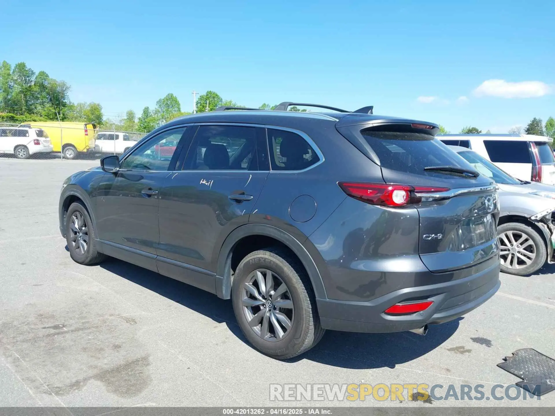 3 fotografías del automóvil dañado JM3TCACY7M0503484 MAZDA CX-9 2021