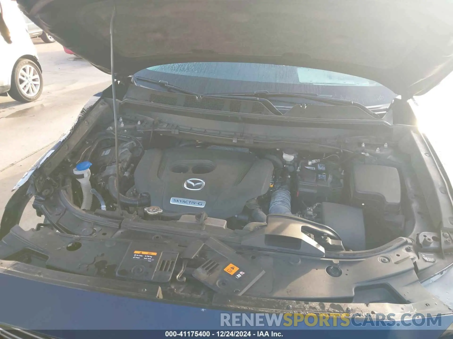10 fotografías del automóvil dañado JM3TCACYXM0516875 MAZDA CX-9 2021