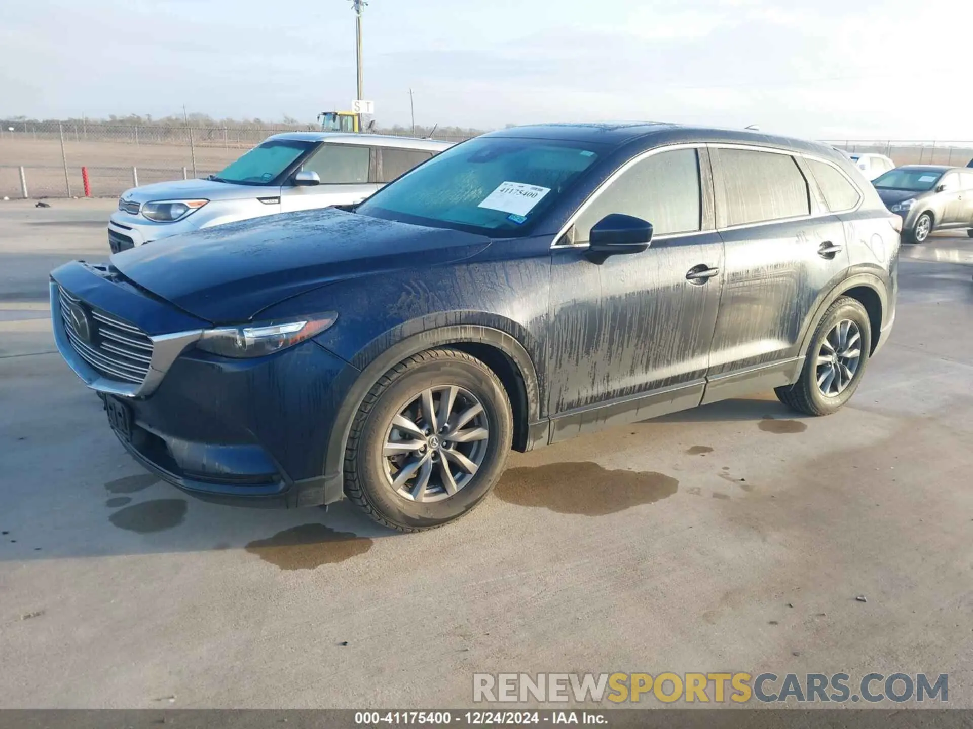 2 fotografías del automóvil dañado JM3TCACYXM0516875 MAZDA CX-9 2021