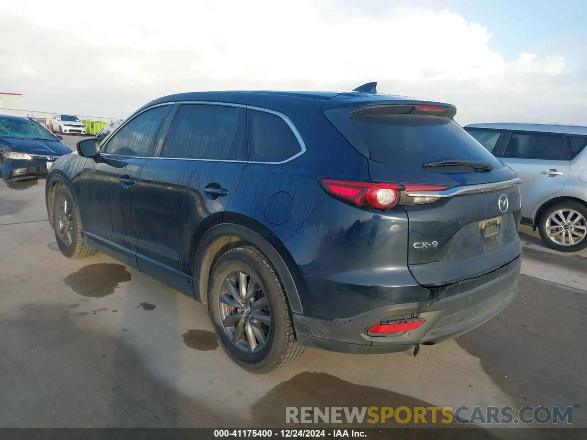 3 fotografías del automóvil dañado JM3TCACYXM0516875 MAZDA CX-9 2021