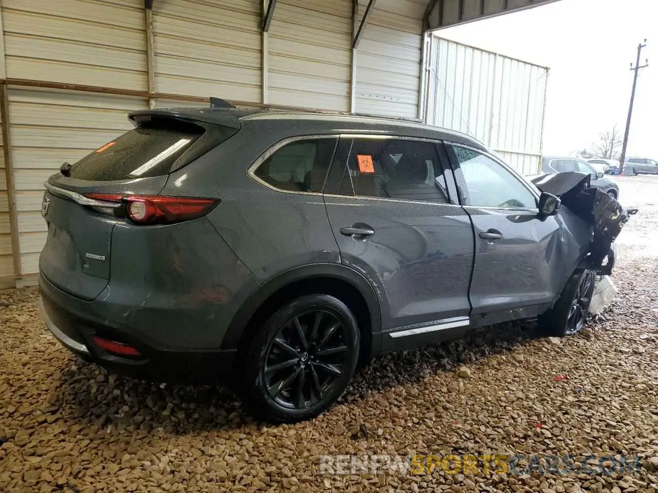 3 fotografías del automóvil dañado JM3TCADY0M0501090 MAZDA CX-9 2021