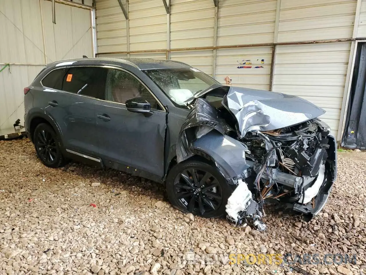 4 fotografías del automóvil dañado JM3TCADY0M0501090 MAZDA CX-9 2021