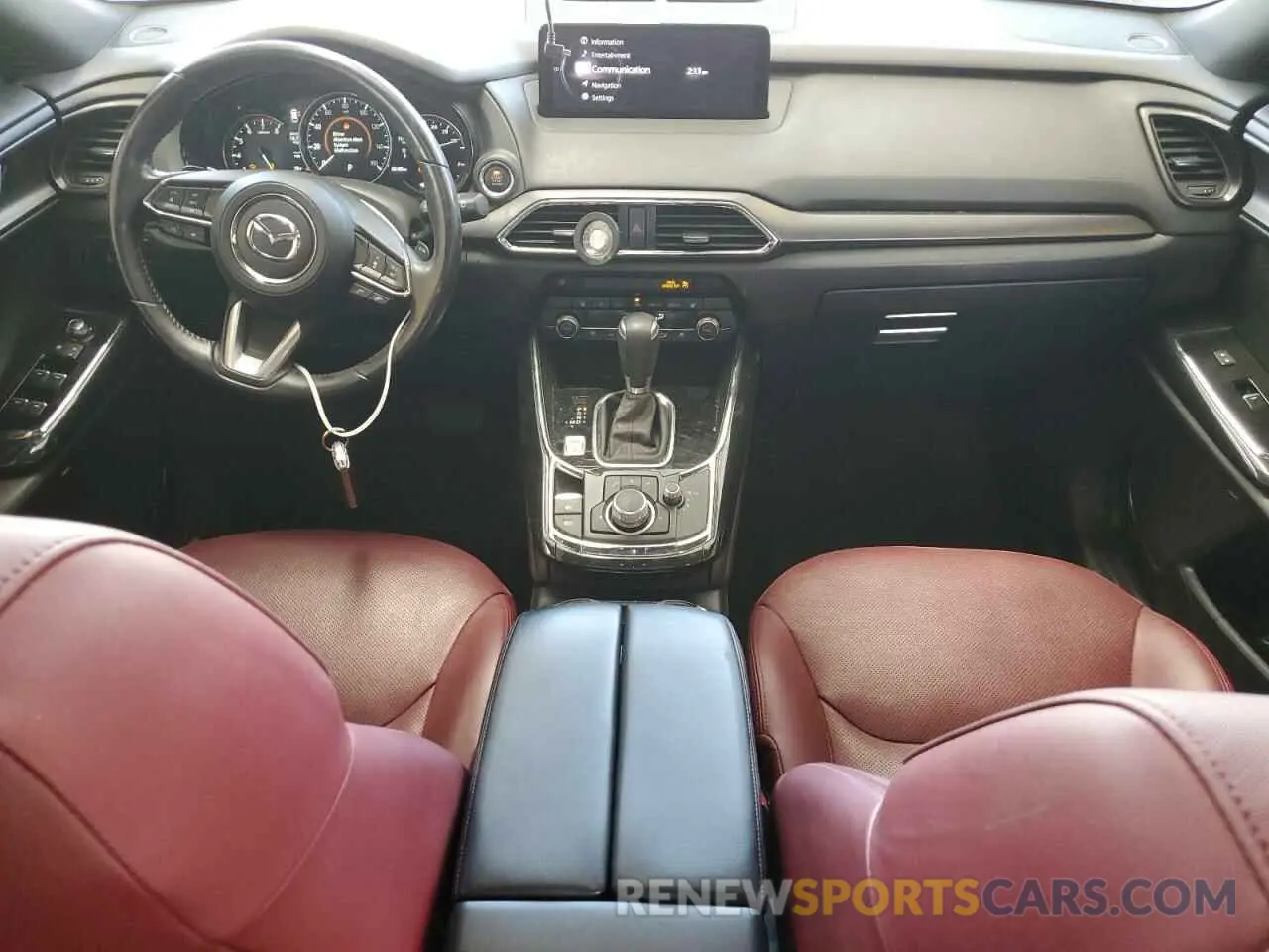 8 fotografías del automóvil dañado JM3TCADY1M0522529 MAZDA CX-9 2021