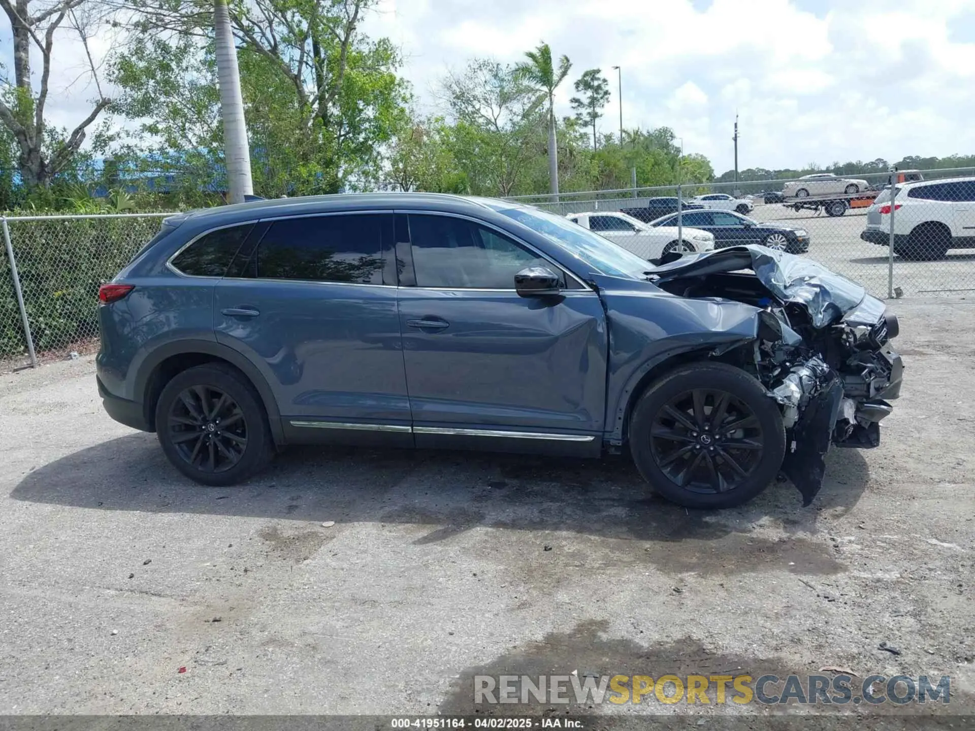 14 fotografías del automóvil dañado JM3TCADY3M0517722 MAZDA CX-9 2021