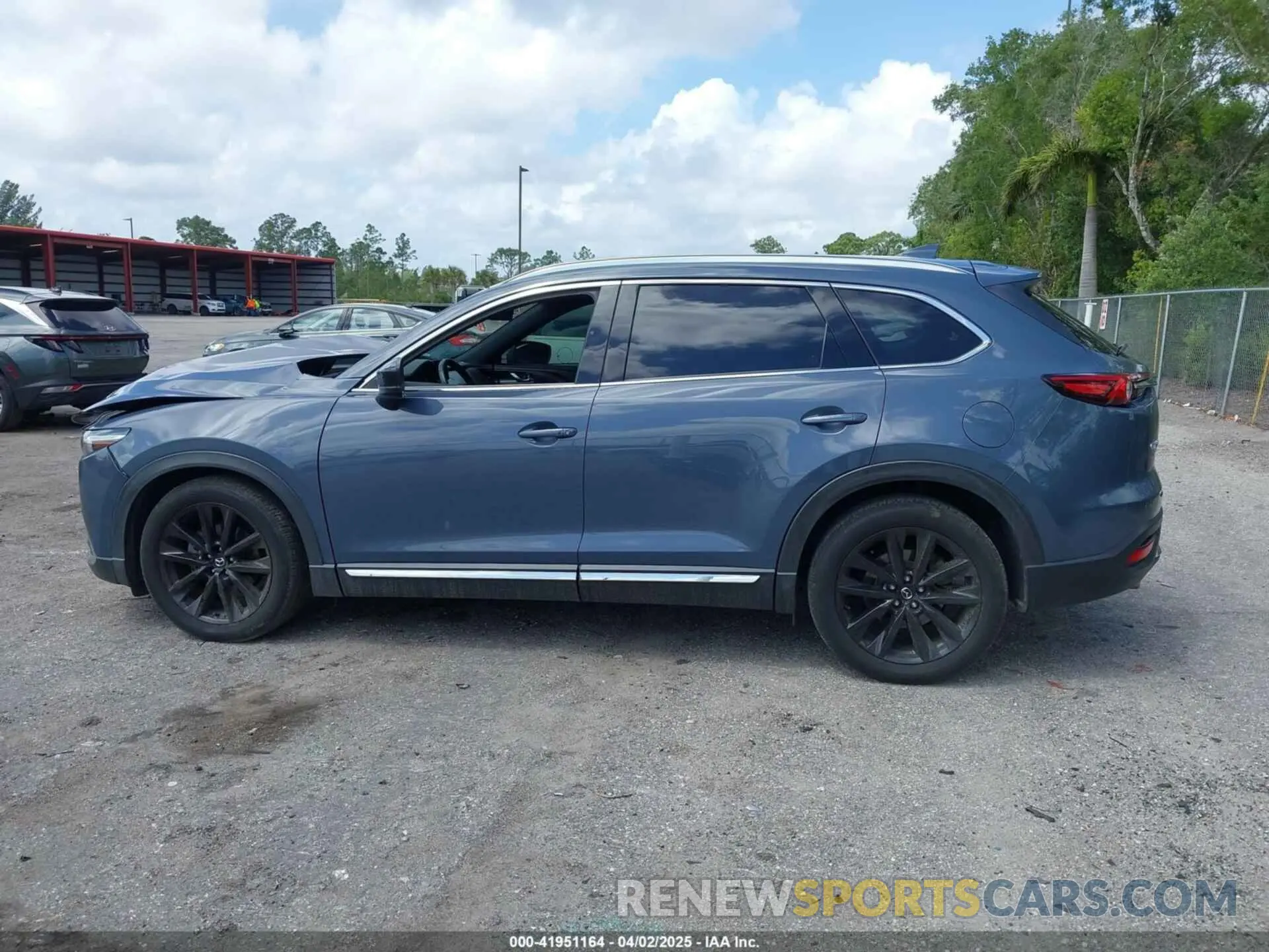15 fotografías del automóvil dañado JM3TCADY3M0517722 MAZDA CX-9 2021