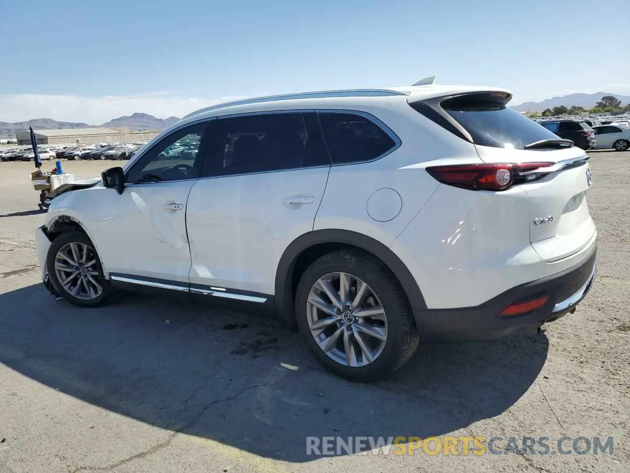 2 fotografías del automóvil dañado JM3TCADY4M0500010 MAZDA CX-9 2021