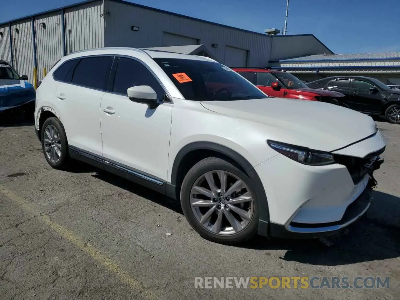 4 fotografías del automóvil dañado JM3TCADY4M0500010 MAZDA CX-9 2021