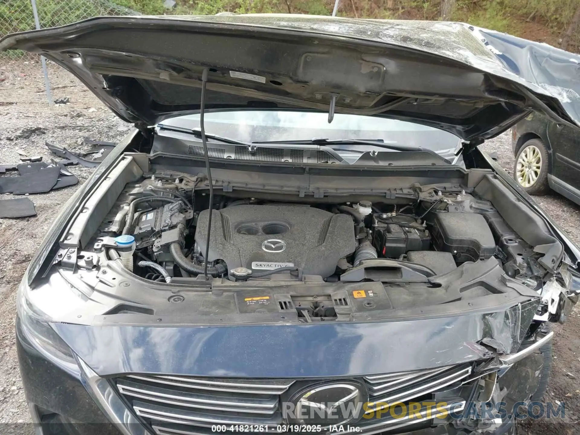 10 fotografías del automóvil dañado JM3TCADY4M0517535 MAZDA CX-9 2021