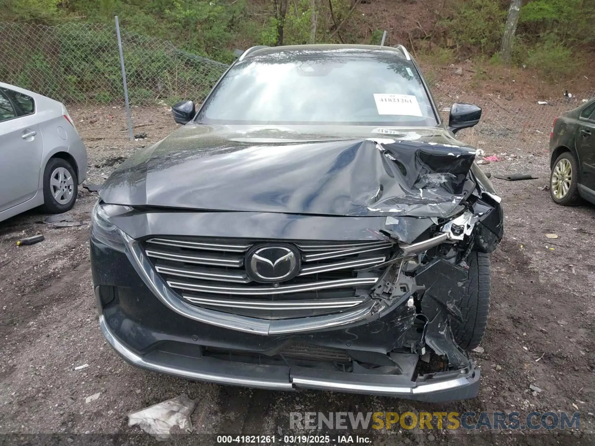 12 fotografías del automóvil dañado JM3TCADY4M0517535 MAZDA CX-9 2021