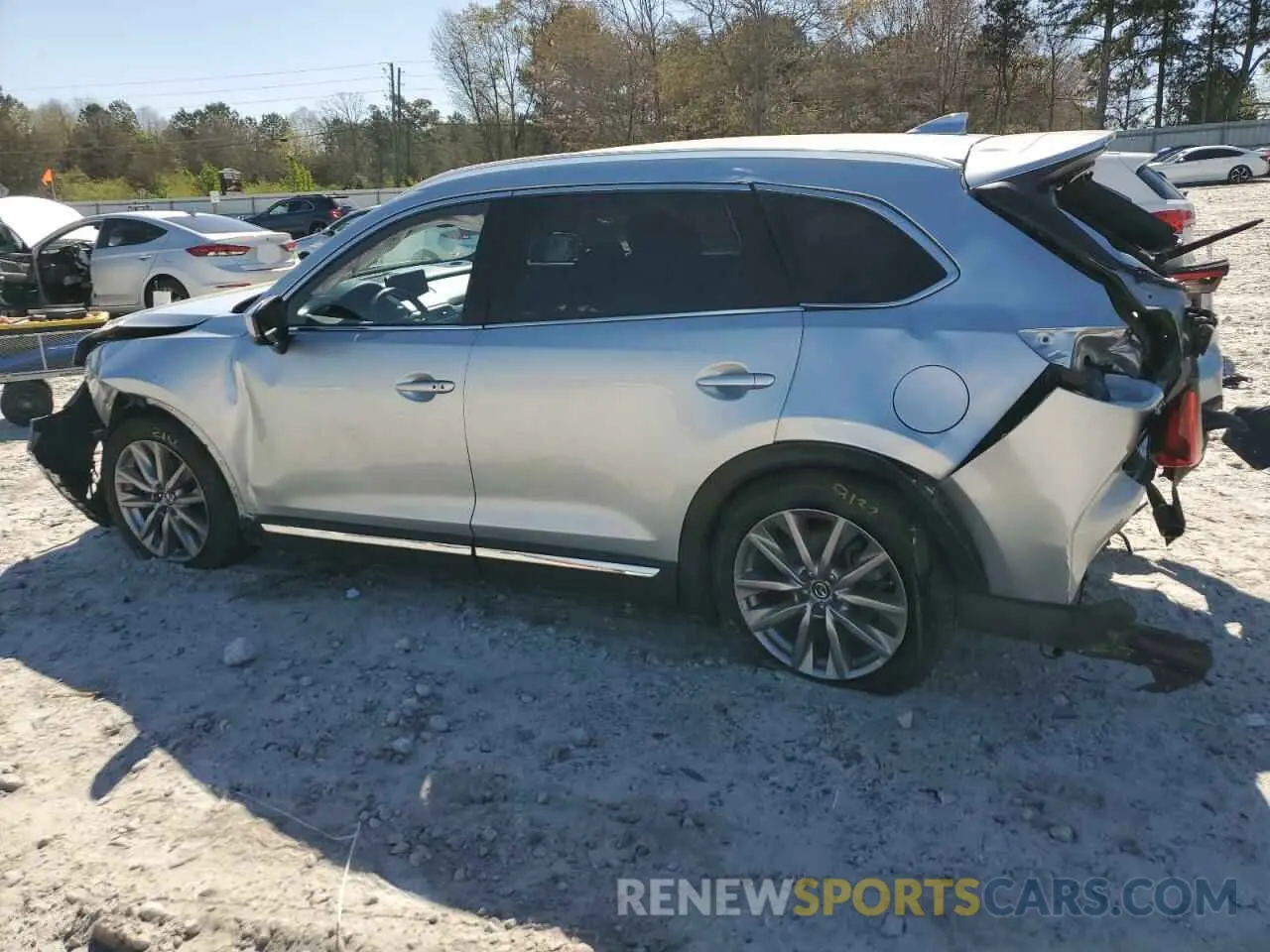 2 fotografías del automóvil dañado JM3TCADY7M0515276 MAZDA CX-9 2021