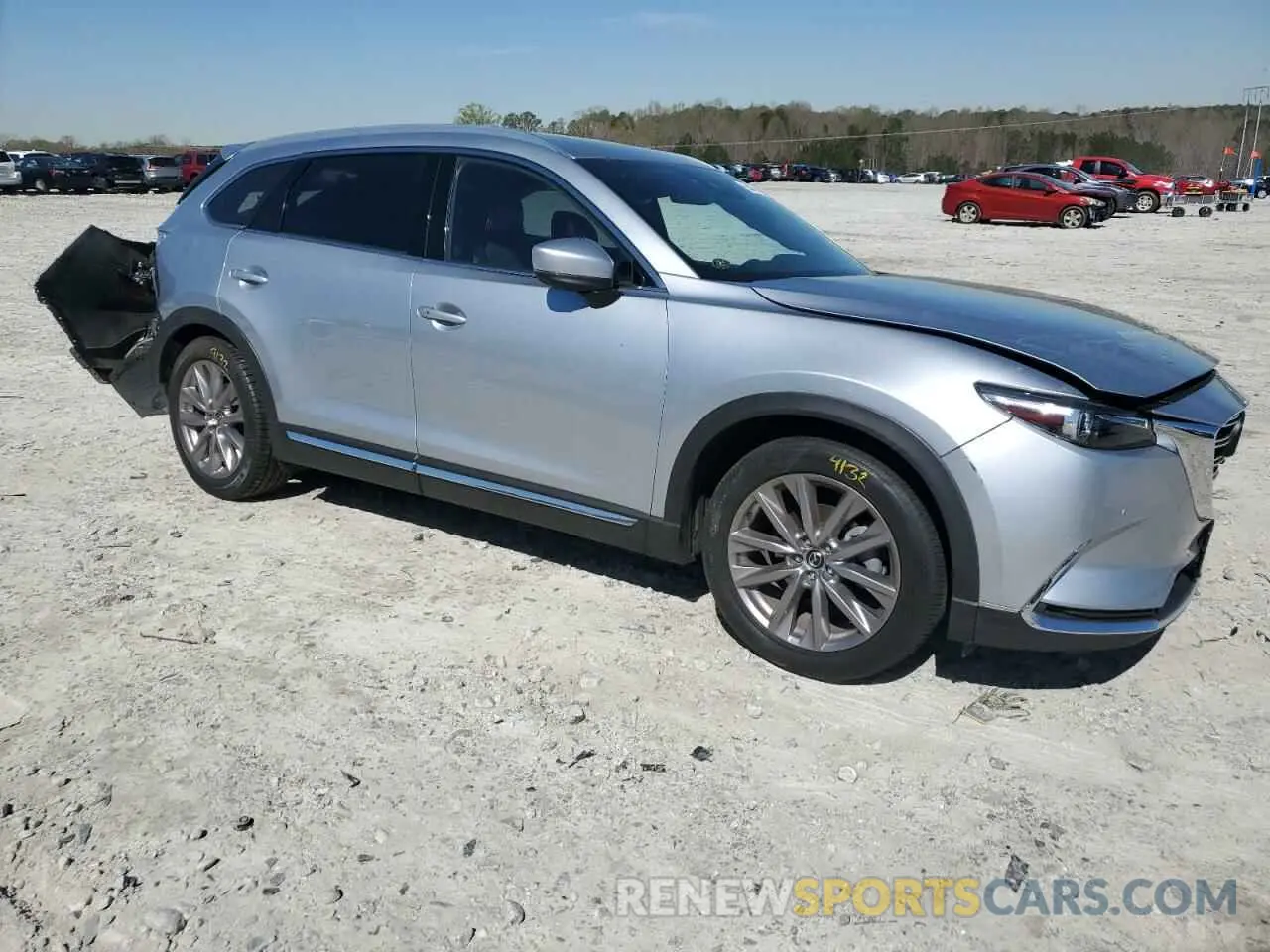 4 fotografías del automóvil dañado JM3TCADY7M0515276 MAZDA CX-9 2021