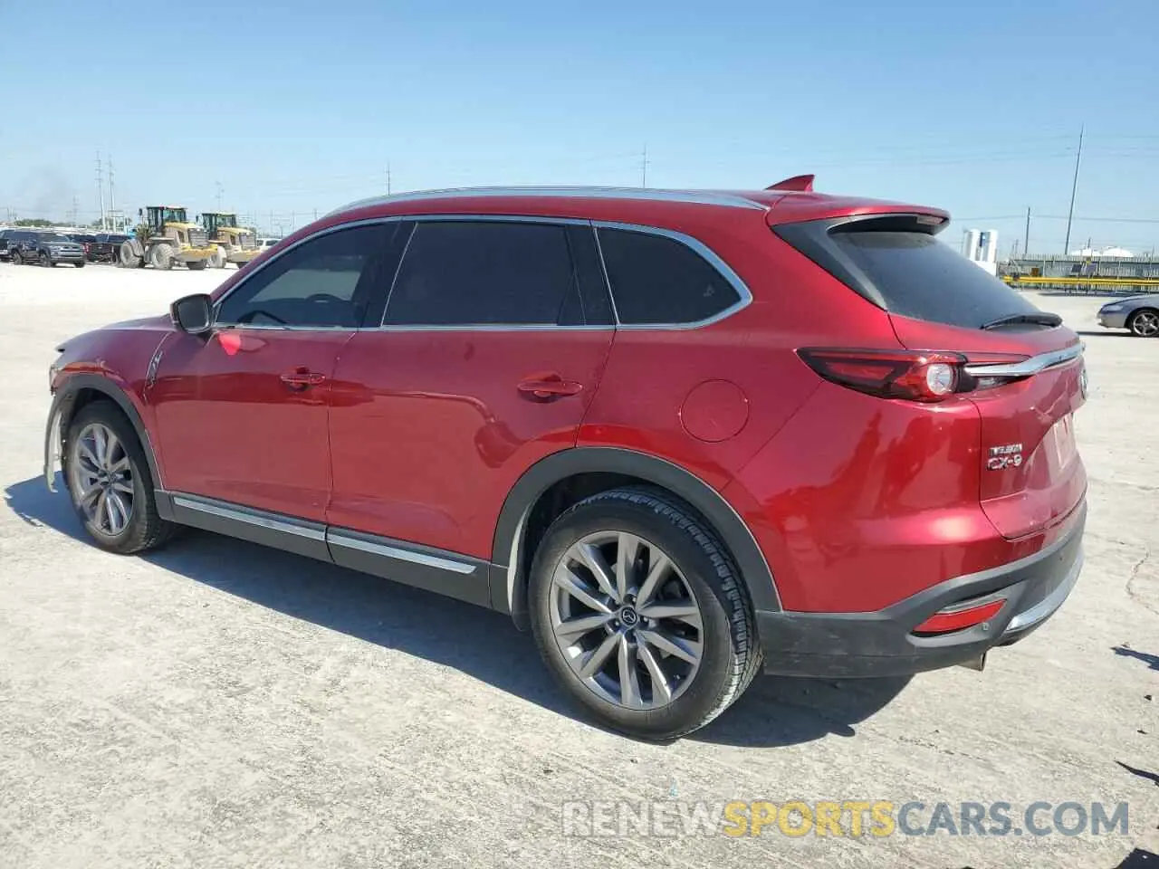 2 fotografías del automóvil dañado JM3TCADY9M0500746 MAZDA CX-9 2021