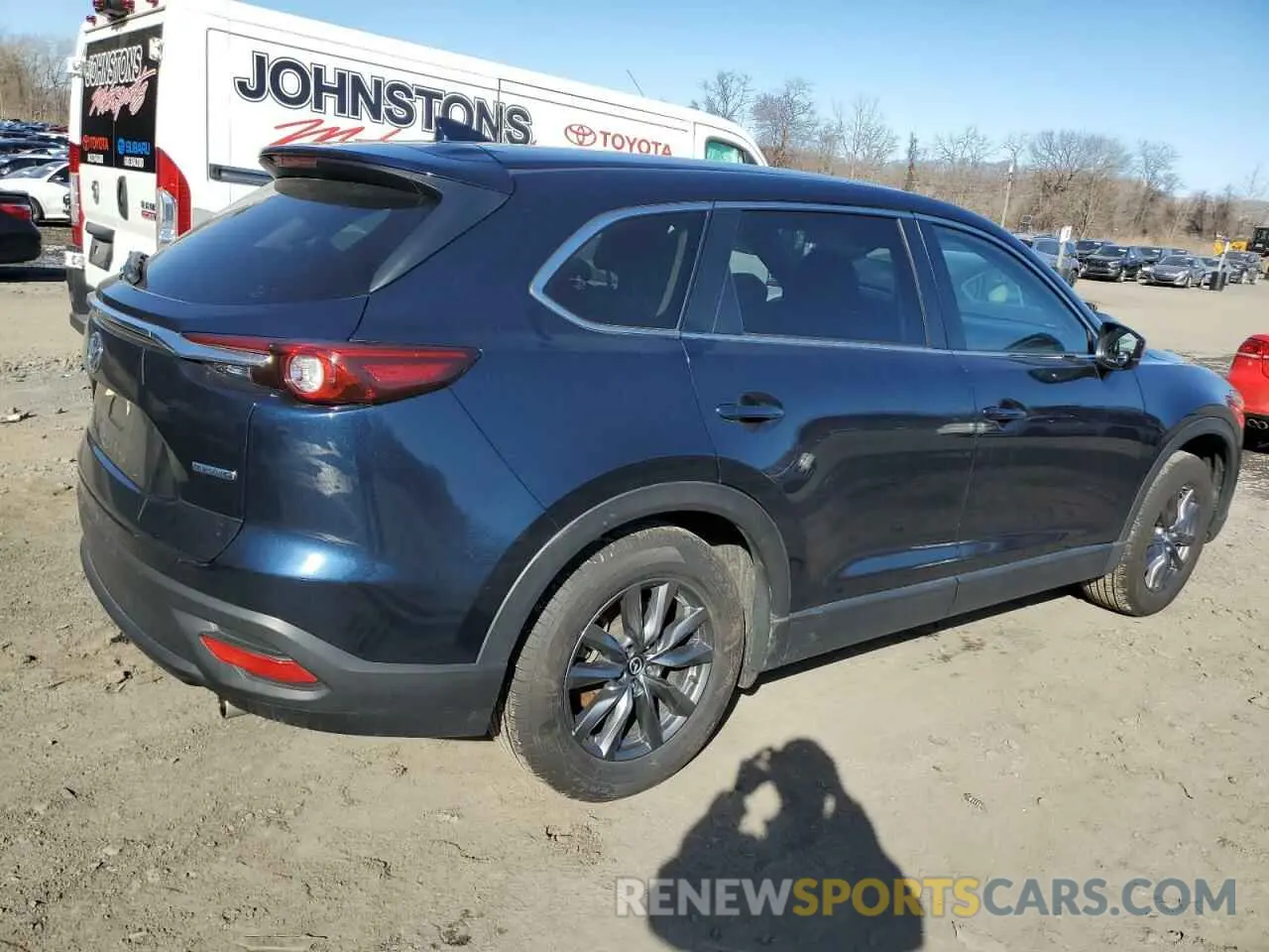 3 fotografías del automóvil dañado JM3TCBBY3M0525070 MAZDA CX-9 2021