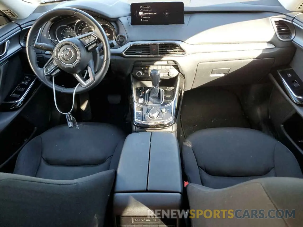8 fotografías del automóvil dañado JM3TCBBY3M0525070 MAZDA CX-9 2021
