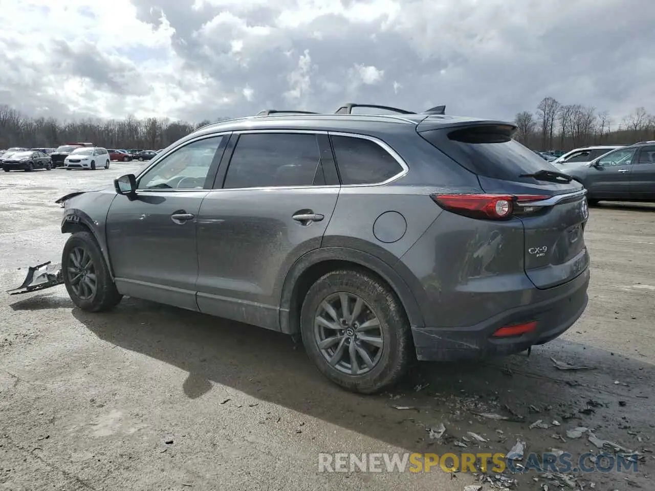 2 fotografías del automóvil dañado JM3TCBCY1M0527589 MAZDA CX-9 2021