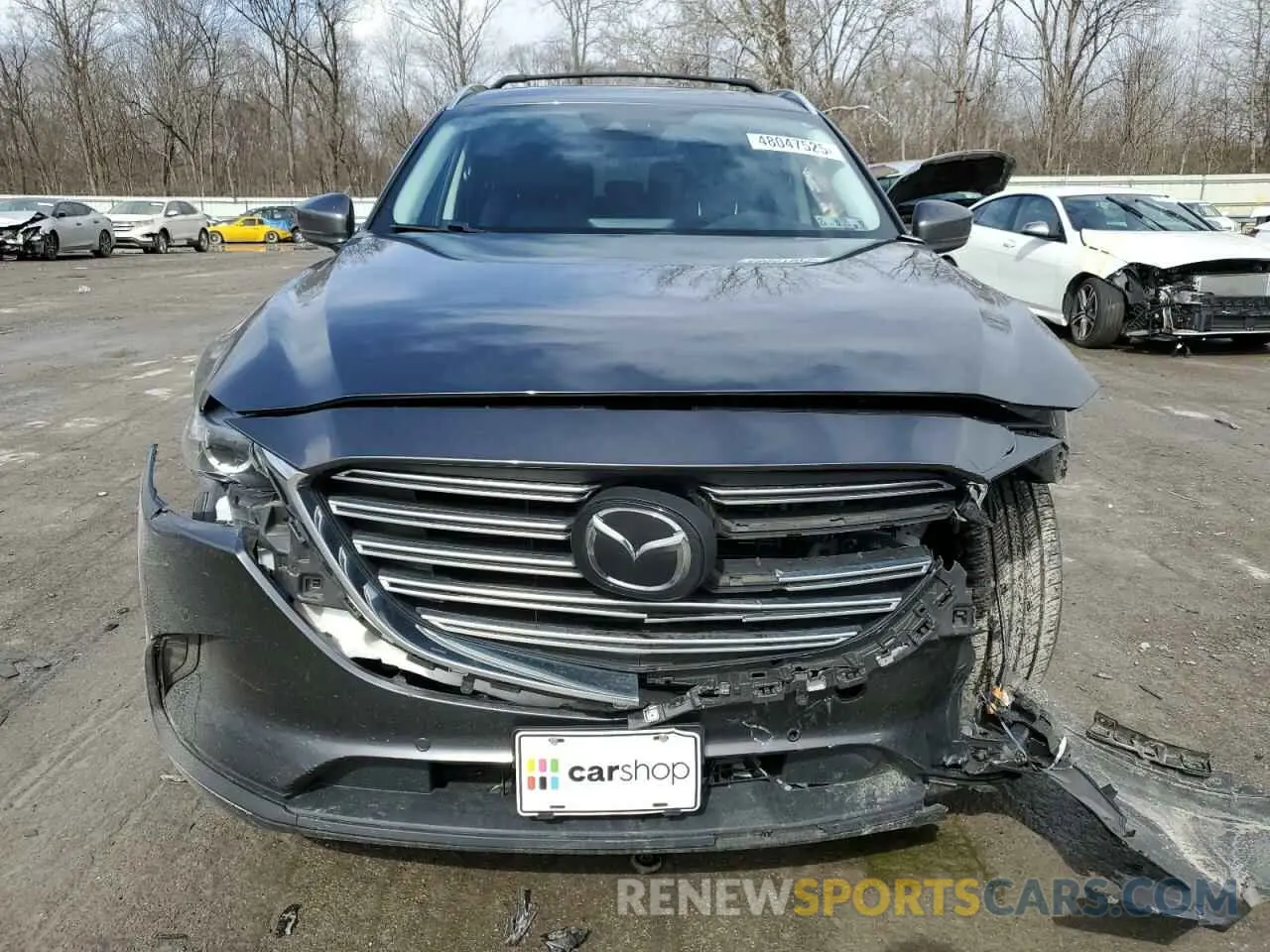 5 fotografías del automóvil dañado JM3TCBCY1M0527589 MAZDA CX-9 2021