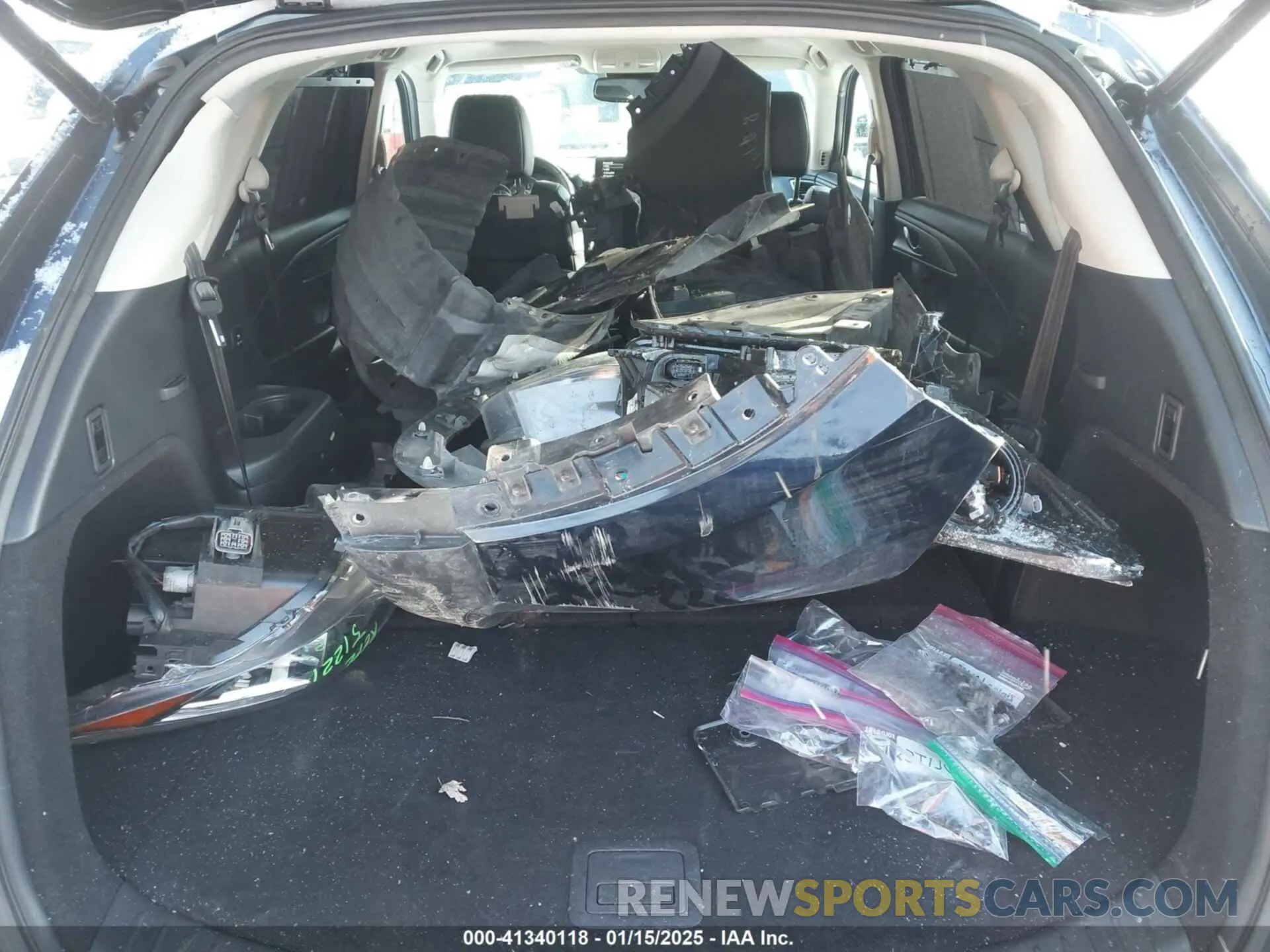 12 fotografías del automóvil dañado JM3TCBCY3M0510194 MAZDA CX-9 2021