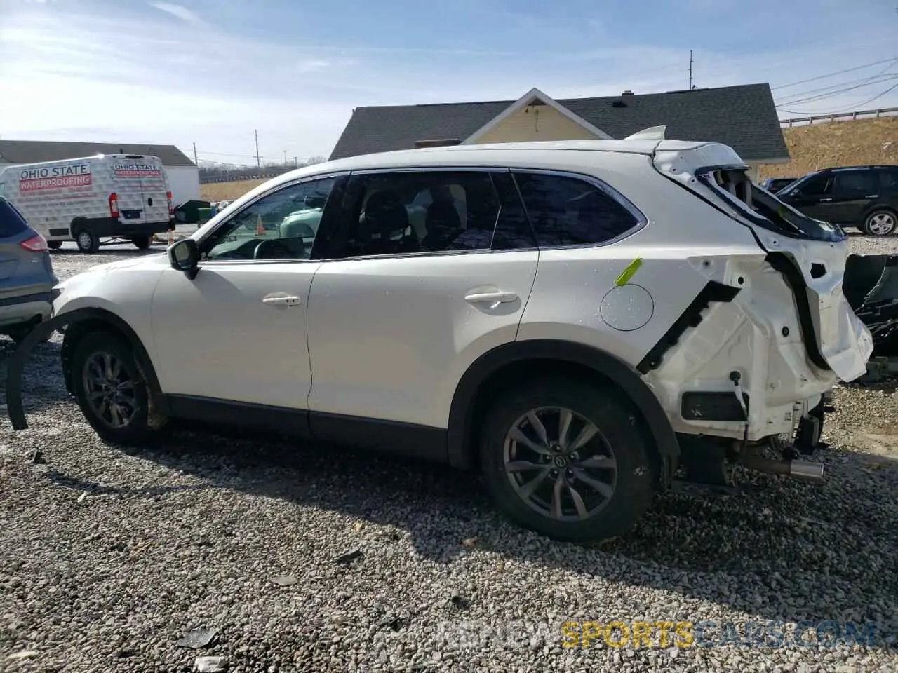 2 fotografías del automóvil dañado JM3TCBCY5M0509760 MAZDA CX-9 2021