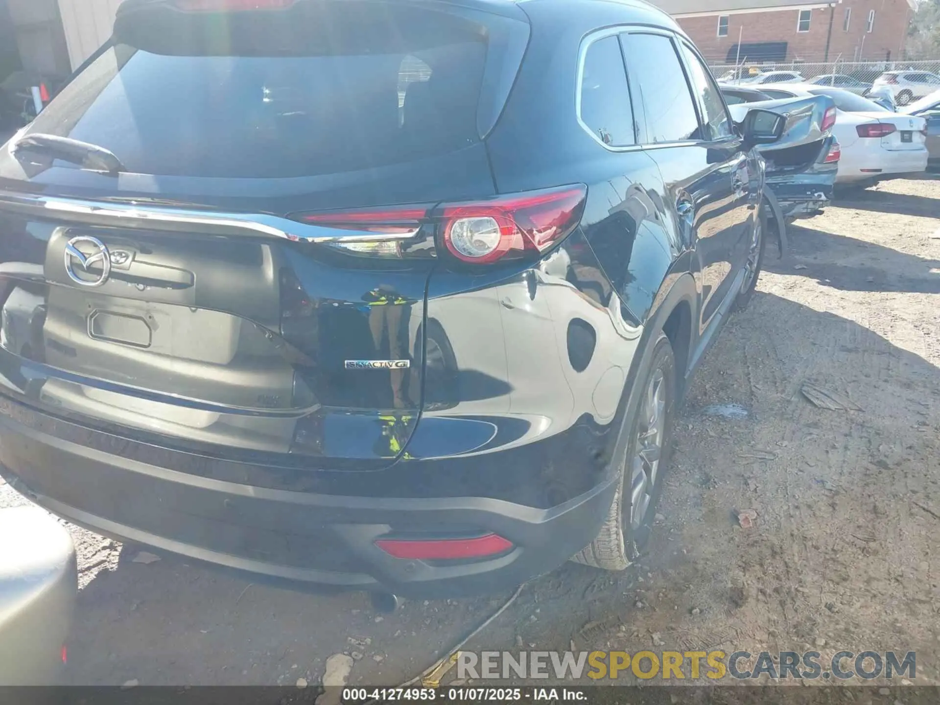 4 fotografías del automóvil dañado JM3TCBCY6M0509136 MAZDA CX-9 2021