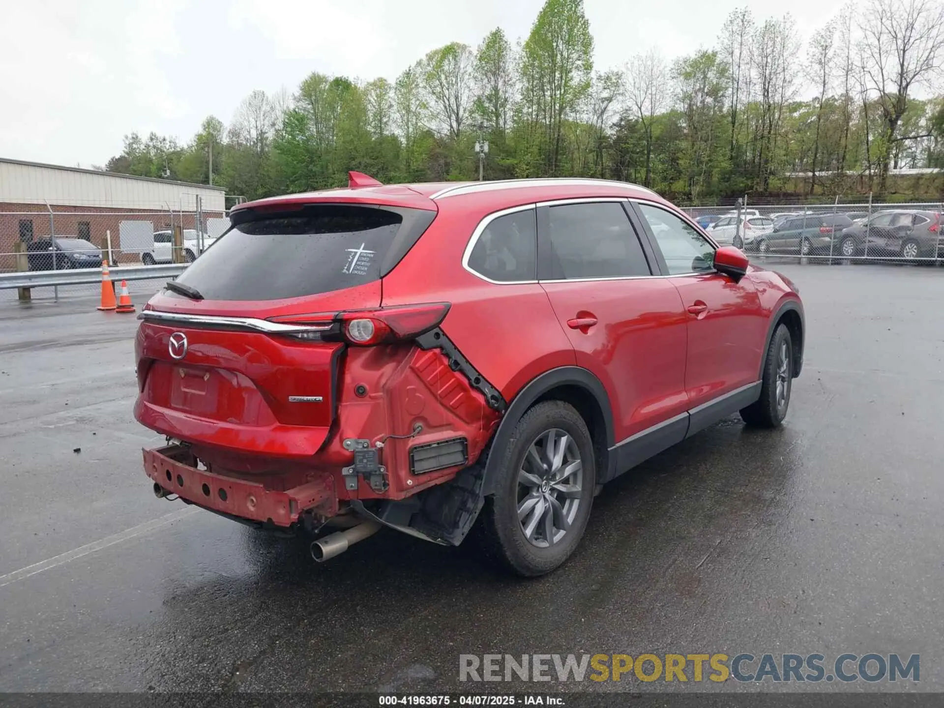 4 fotografías del automóvil dañado JM3TCBCY8M0518713 MAZDA CX-9 2021