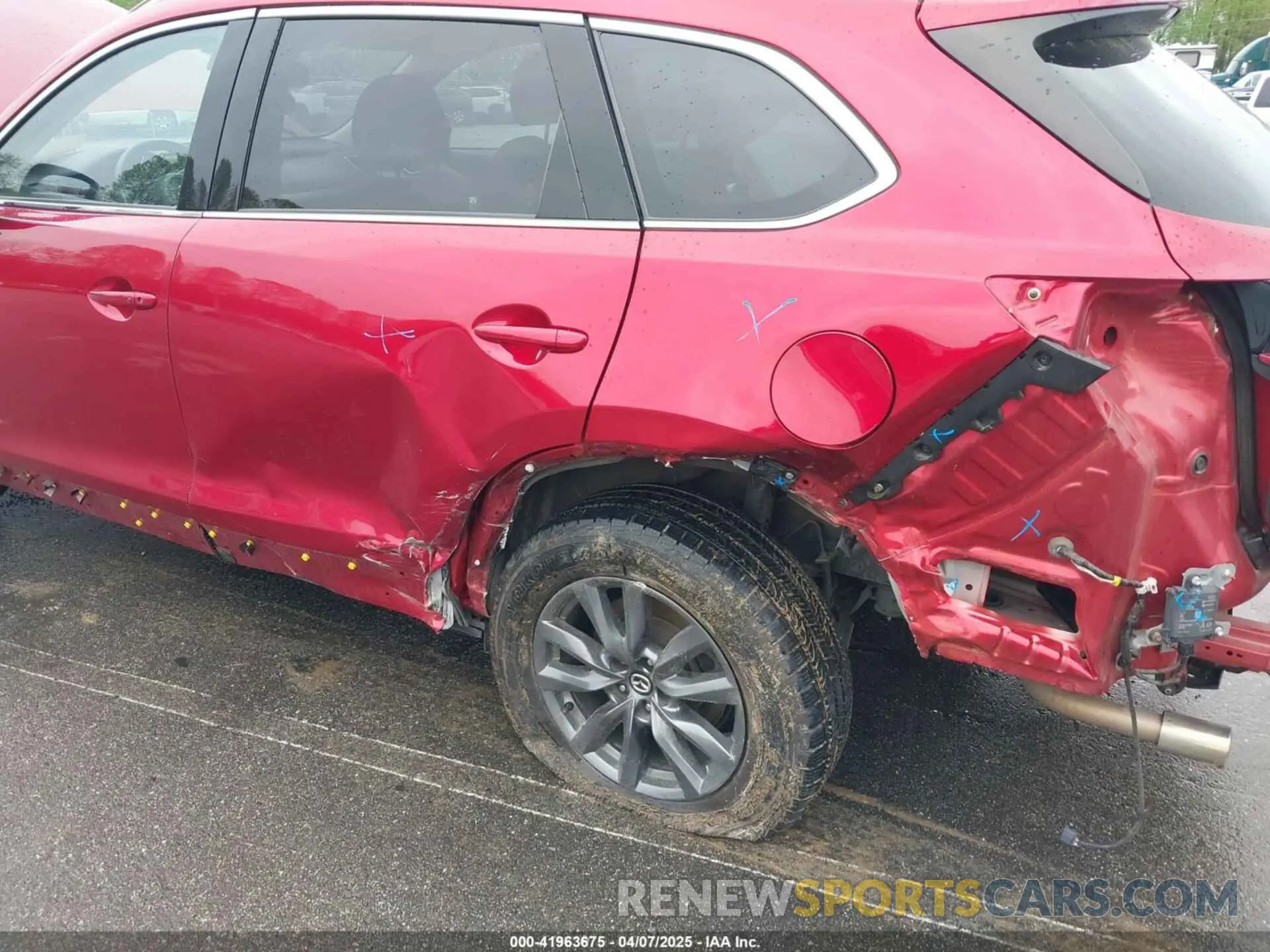 6 fotografías del automóvil dañado JM3TCBCY8M0518713 MAZDA CX-9 2021
