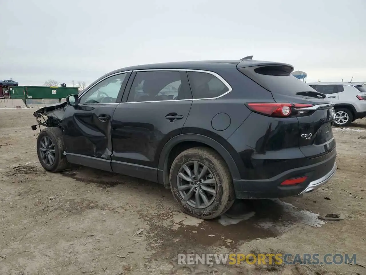 2 fotografías del automóvil dañado JM3TCBCYXM0500312 MAZDA CX-9 2021