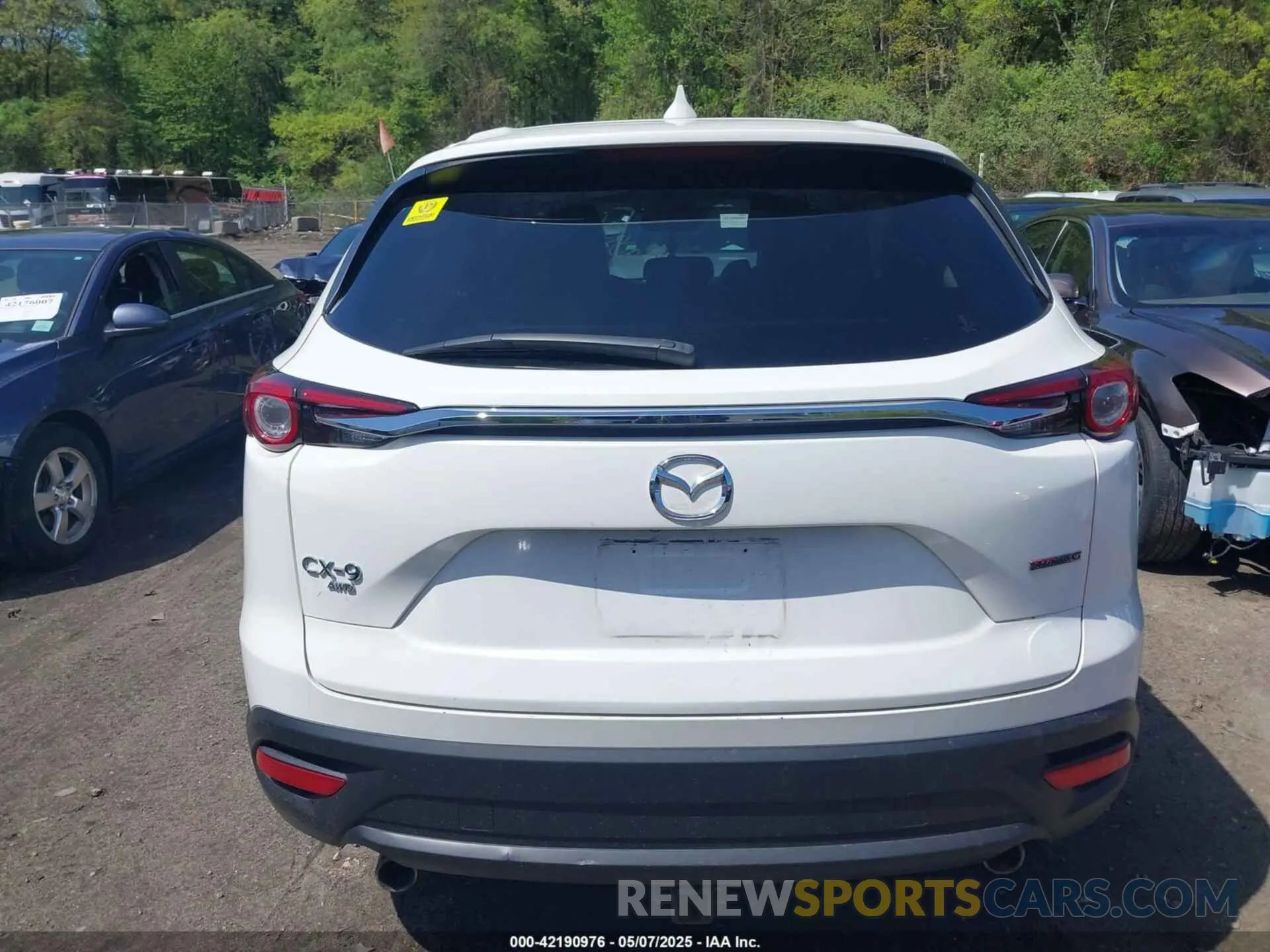 16 fotografías del automóvil dañado JM3TCBCYXM0521323 MAZDA CX-9 2021