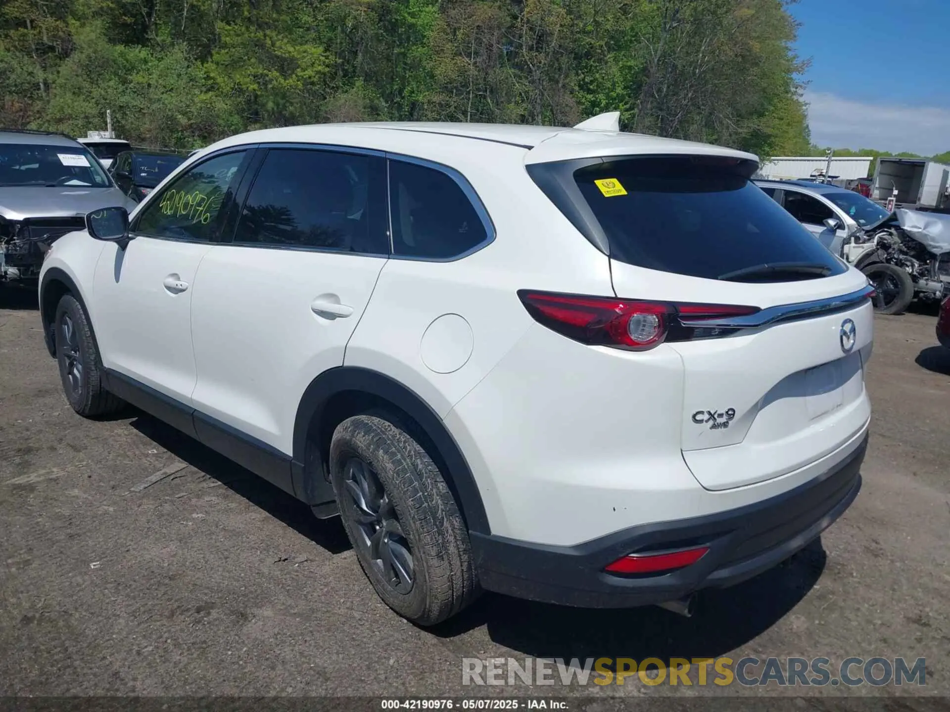 3 fotografías del automóvil dañado JM3TCBCYXM0521323 MAZDA CX-9 2021