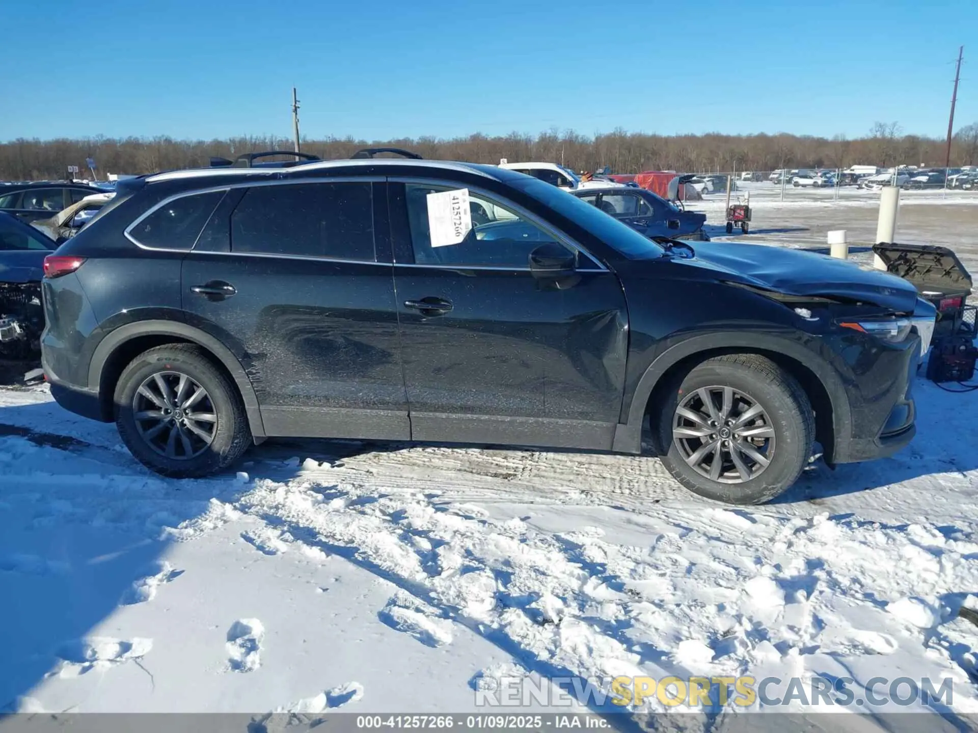 13 fotografías del automóvil dañado JM3TCBCYXM0524660 MAZDA CX-9 2021