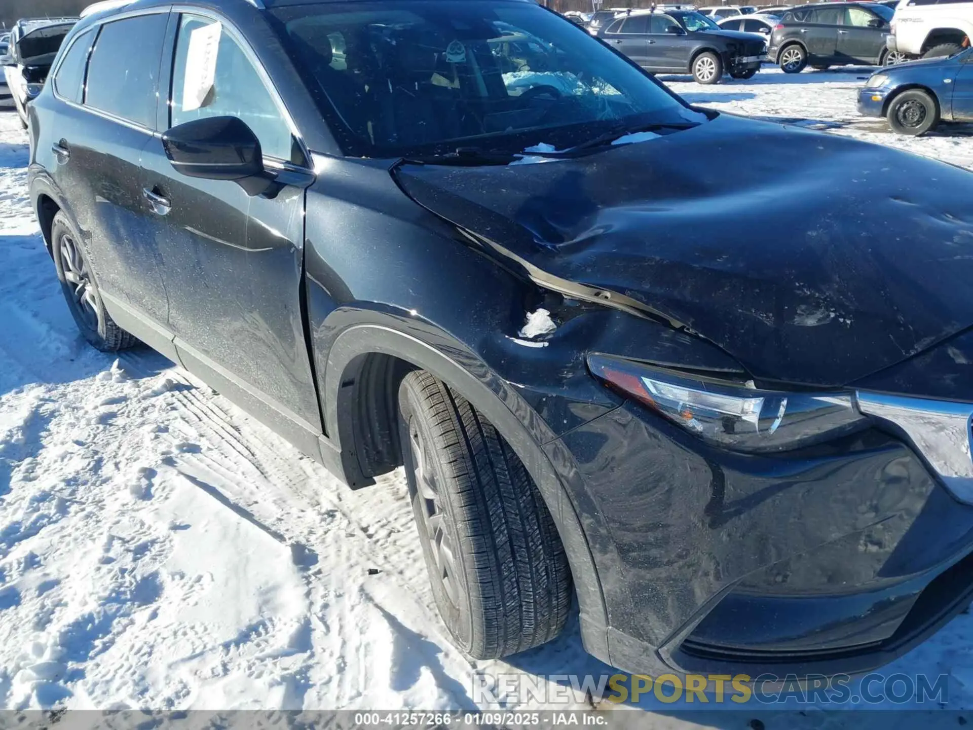 6 fotografías del automóvil dañado JM3TCBCYXM0524660 MAZDA CX-9 2021